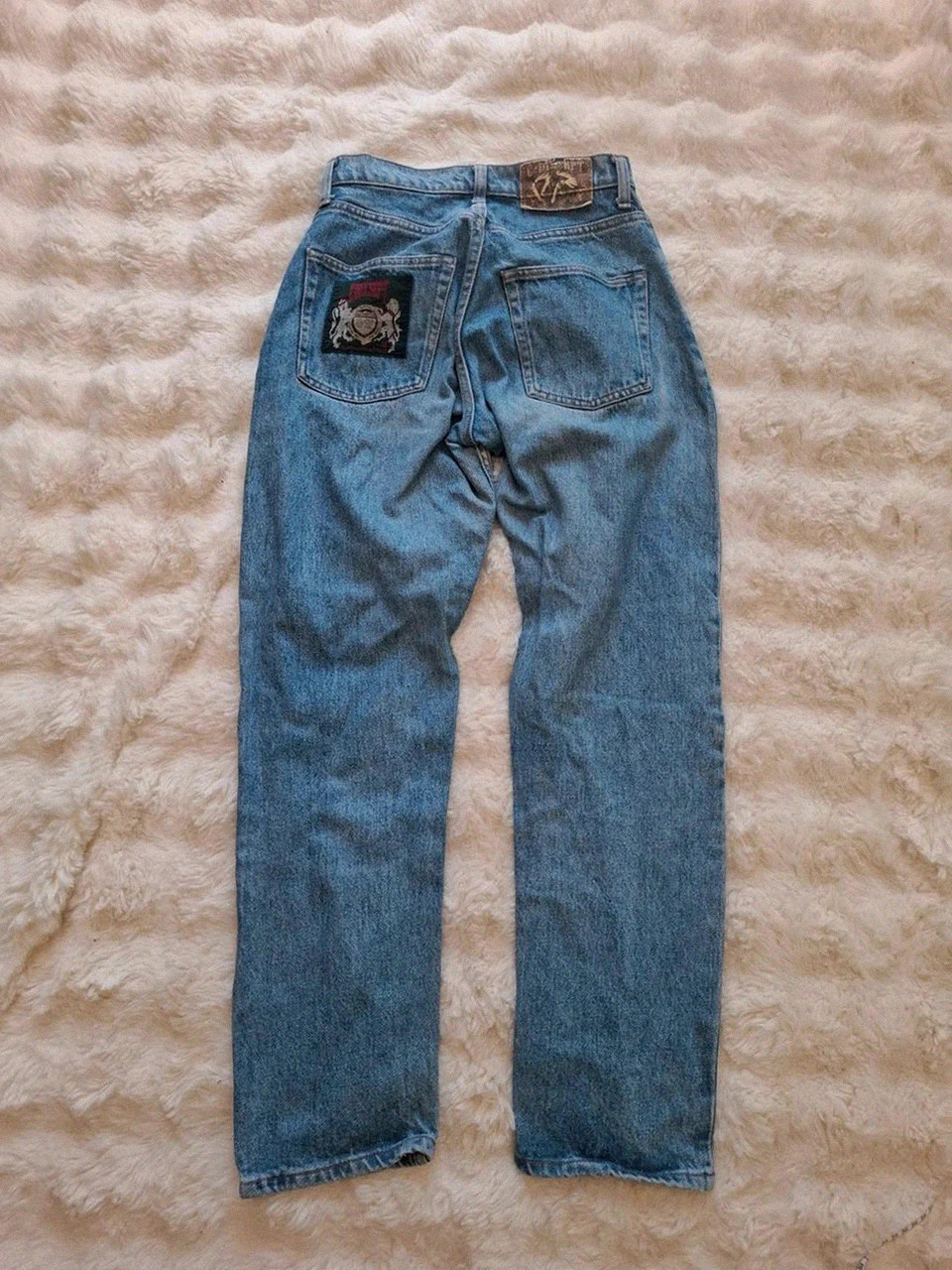 Jean Vintage / Droit C17 - Stone Wash Bleu - Taille 38 (Fabriqué en France) – C17 Jeans – taille M / 38 / 10 4