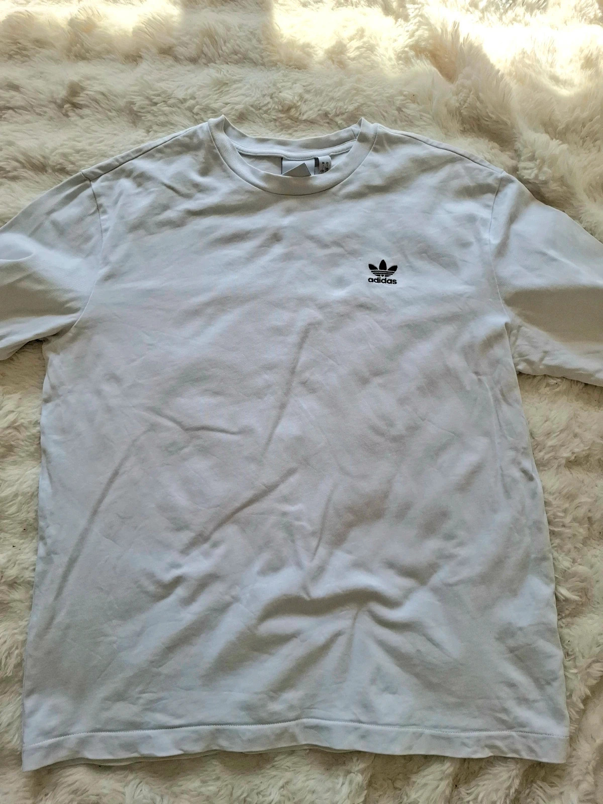 T-shirt Manches Longues Homme Blanc "Adidas Originals" Trefoil Logo Dos T.L / 2XL – adidas – taille XXL 2