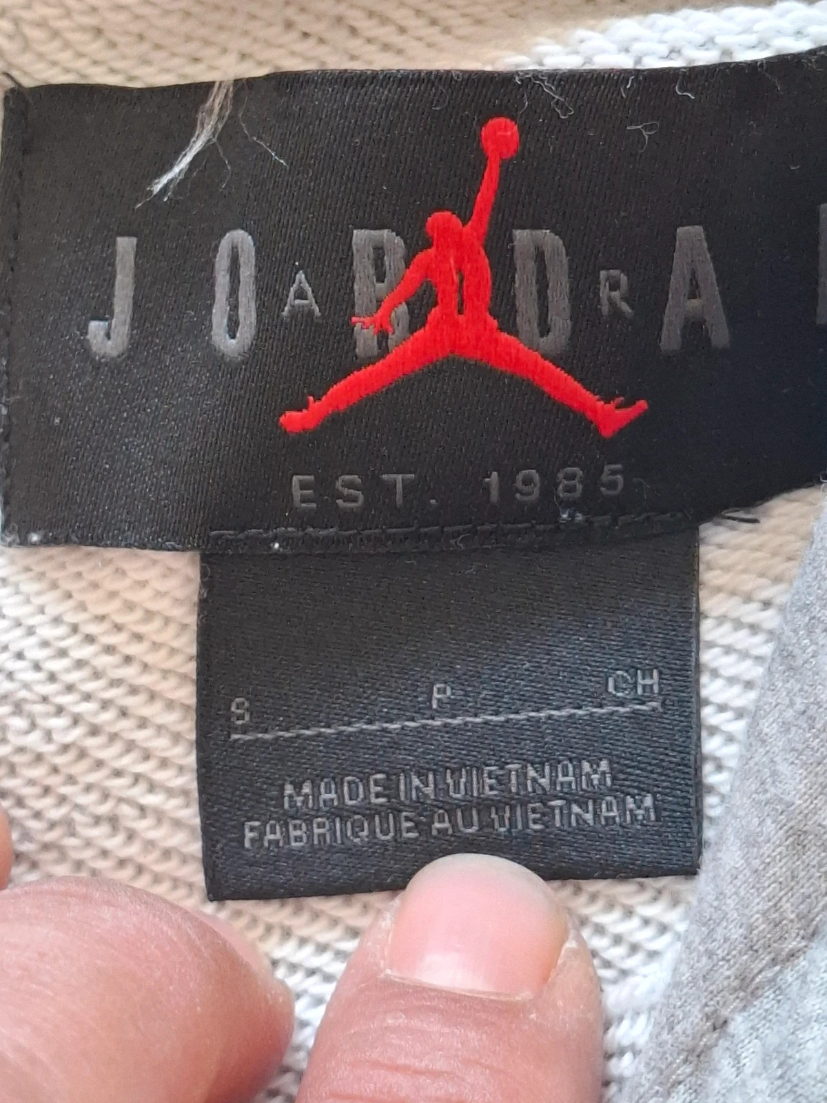 Sweat à Capuche / Hoodie Gris Chiné "Jordan x Paris Saint-Germain" (PSG) T.S – Jordan x Paris Saint-Germain – taille S 3