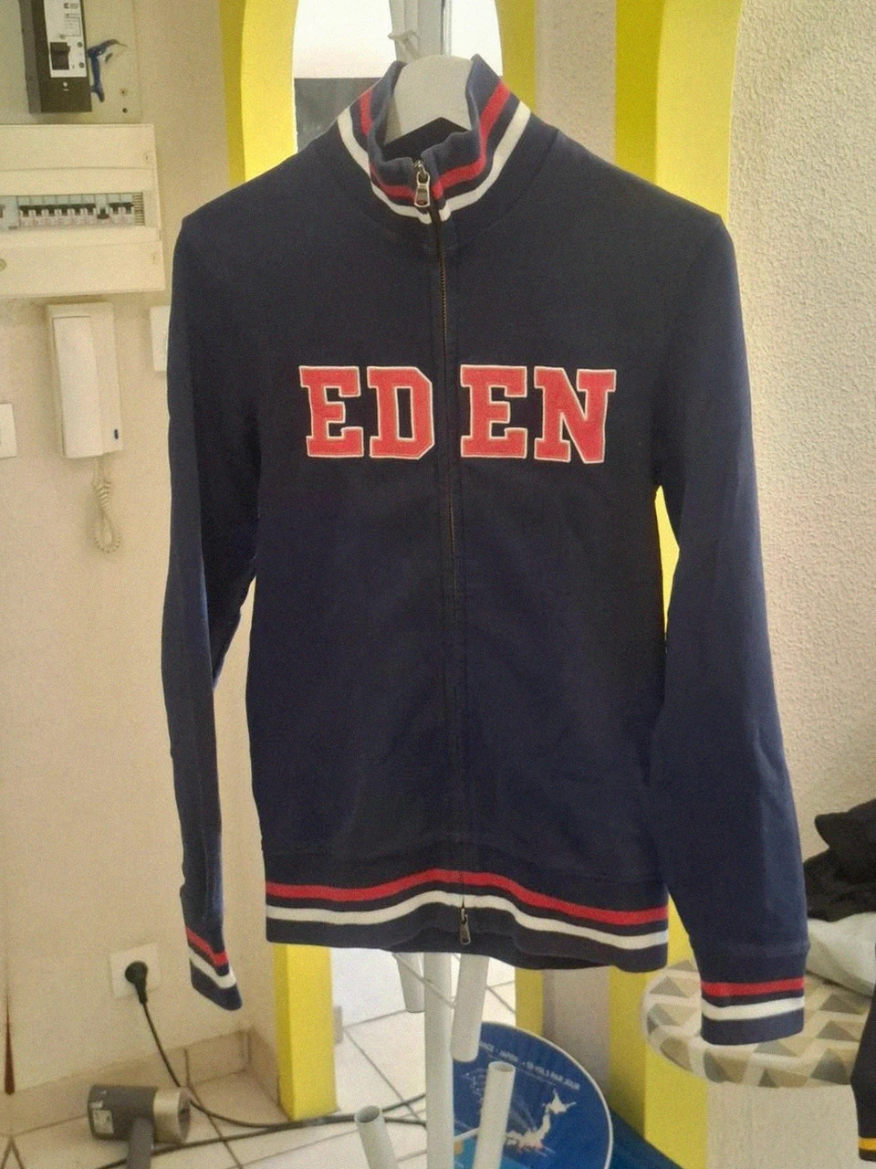 Sweat Zippé / Veste de Survêtement Eden Park Bleu Marine T.S