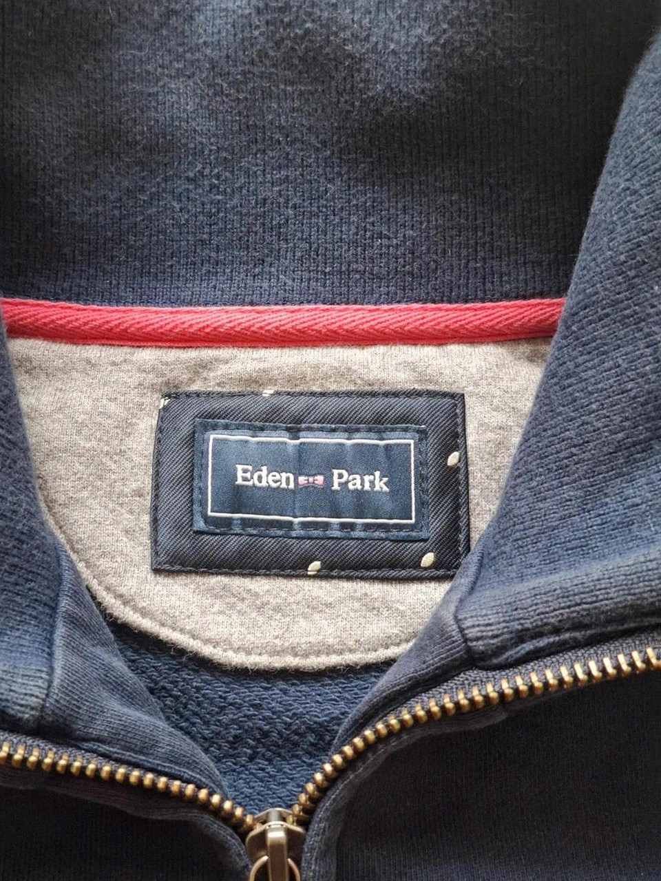 Sweat Zippé / Veste de Survêtement Eden Park Bleu Marine T.S – Eden Park – taille S 3