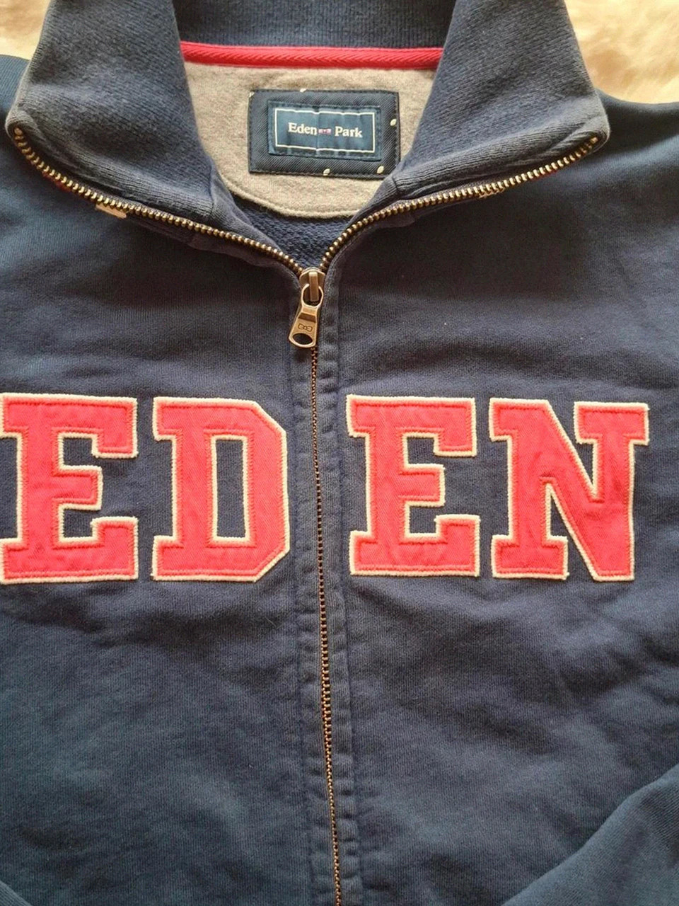 Sweat Zippé / Veste de Survêtement Eden Park Bleu Marine T.S – Eden Park – taille S 5