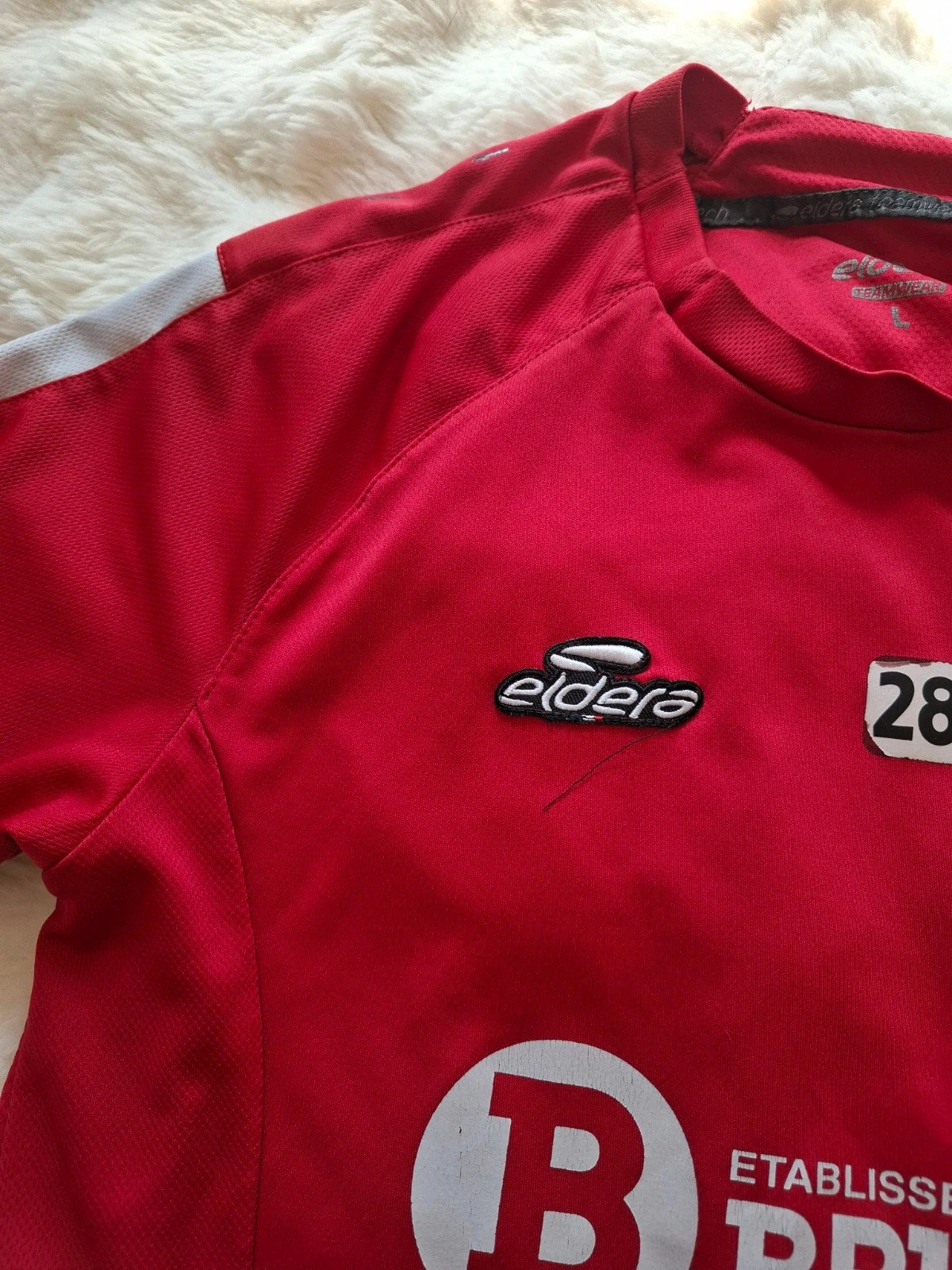 Maillot / T-shirt de Sport / Entraînement "Eldera" VRDR (Valence Romans Drôme Rugby) Rouge T.L – Eldera – taille L 3