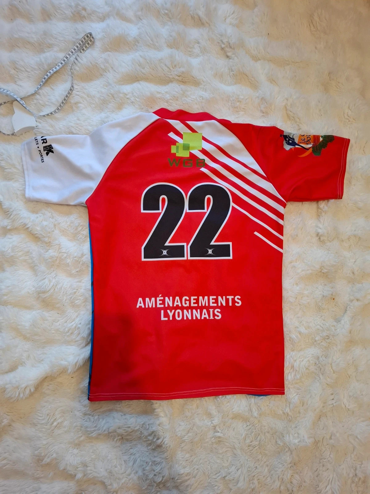 Maillot de Rugby / Maillot Officiel "Bron XV" Gilbert T.M / S-M – Gilbert – taille M 4