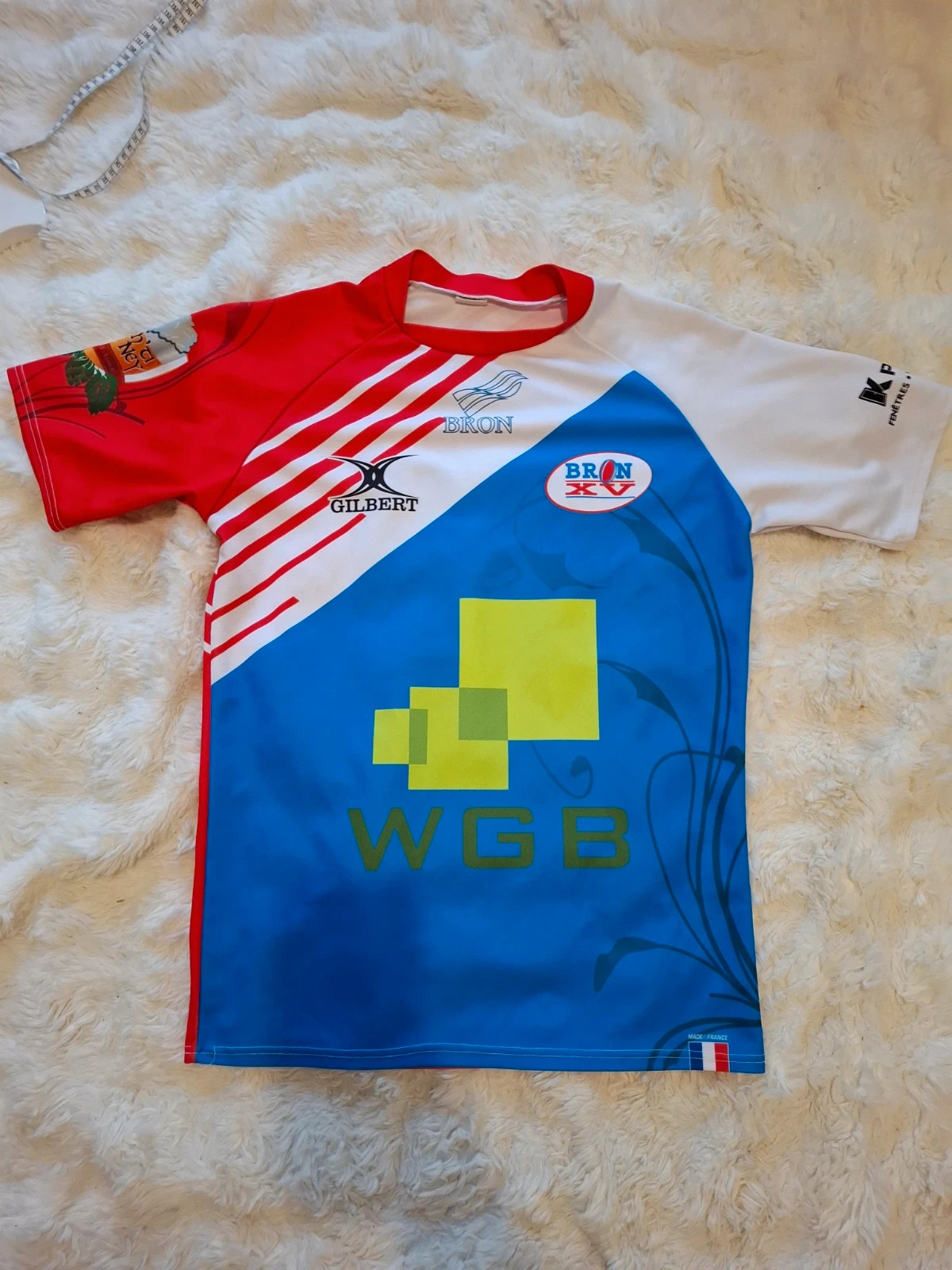 Maillot de Rugby / Maillot Officiel "Bron XV" Gilbert T.M / S-M