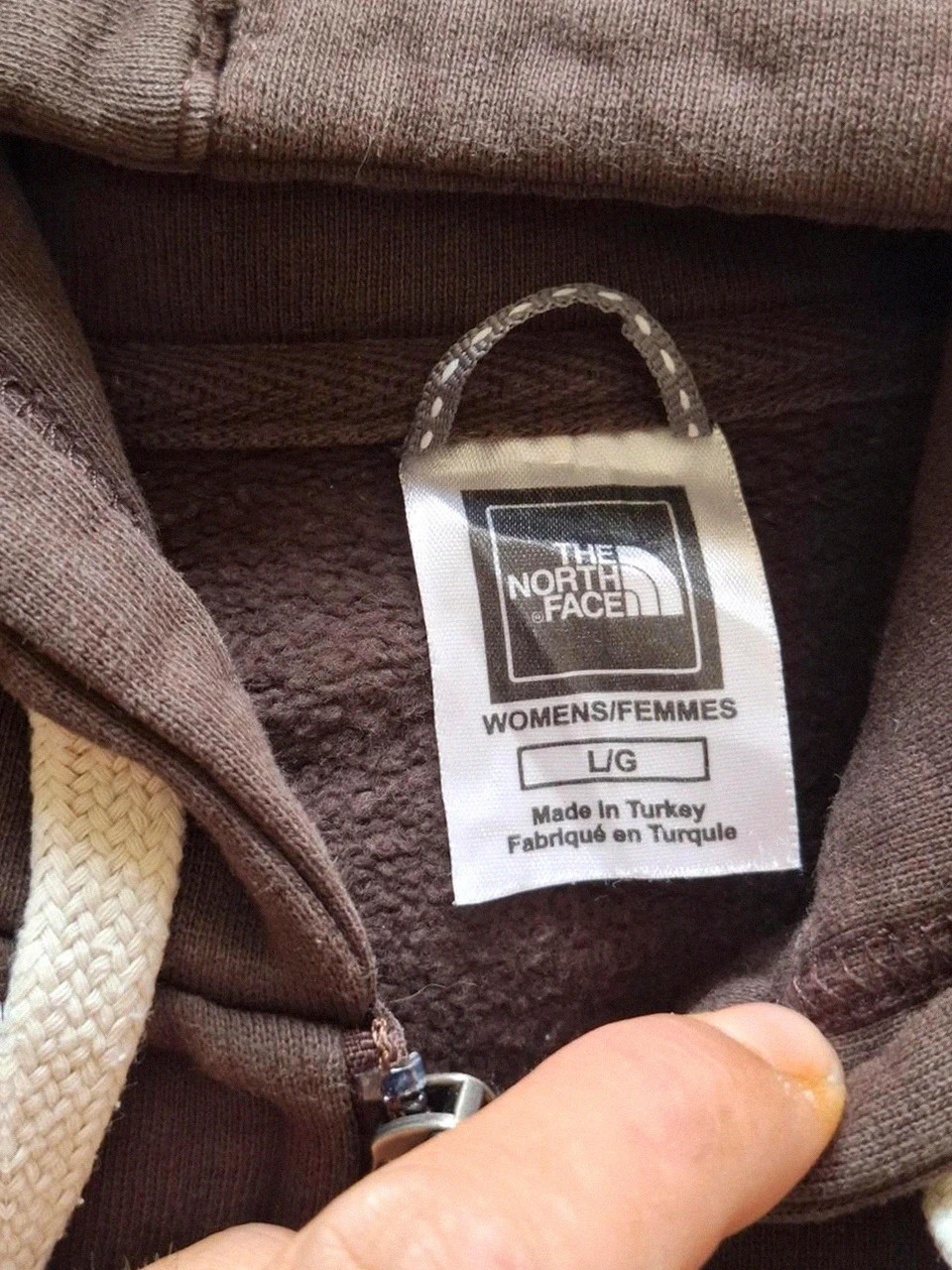 Sweat à Capuche / Gilet The North Face Marron T.L – The North Face – taille L / 40 / 12 5