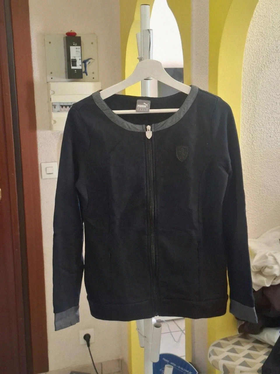 Sweat Zippé / Veste de Survêtement Noir Puma Ferrari T.M (38/40)