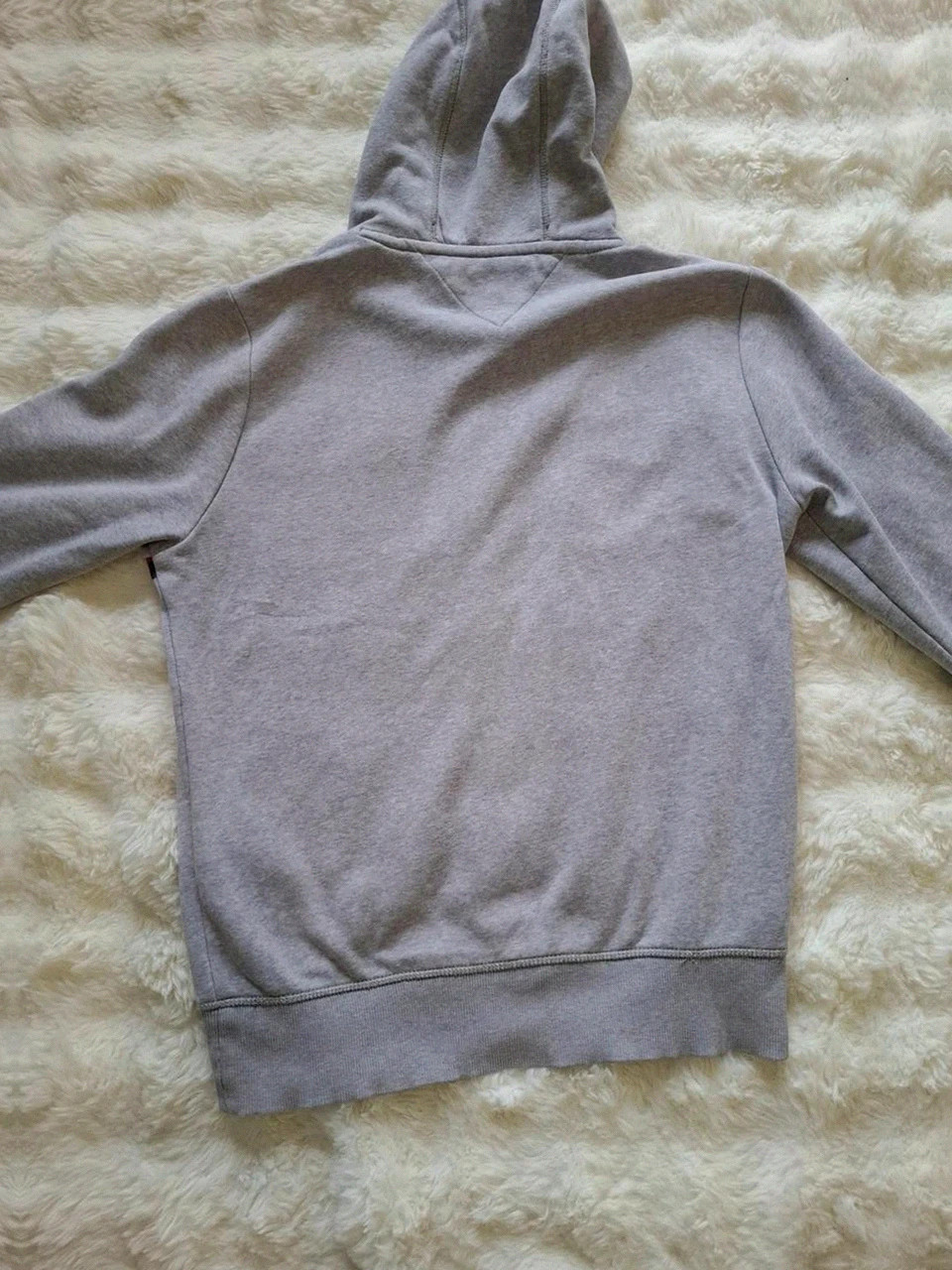 Sweat-Shirt Gris Chiné à Capuche Tommy Hilfiger T.S (36) – Tommy Hilfiger – taille S 2