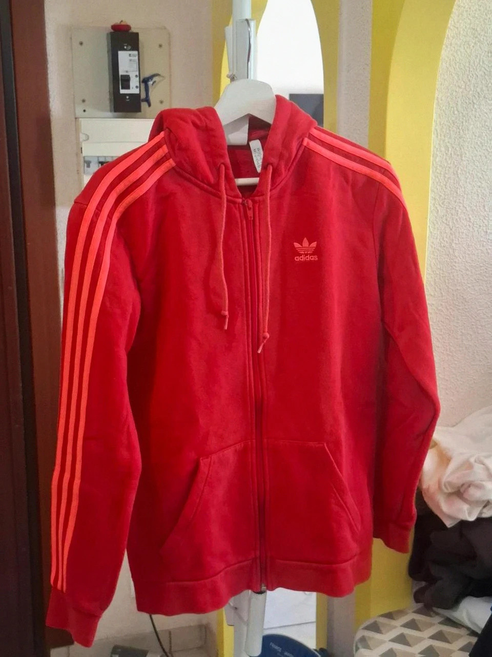 Veste à Capuche / Sweat Adidas Rouge T.XS