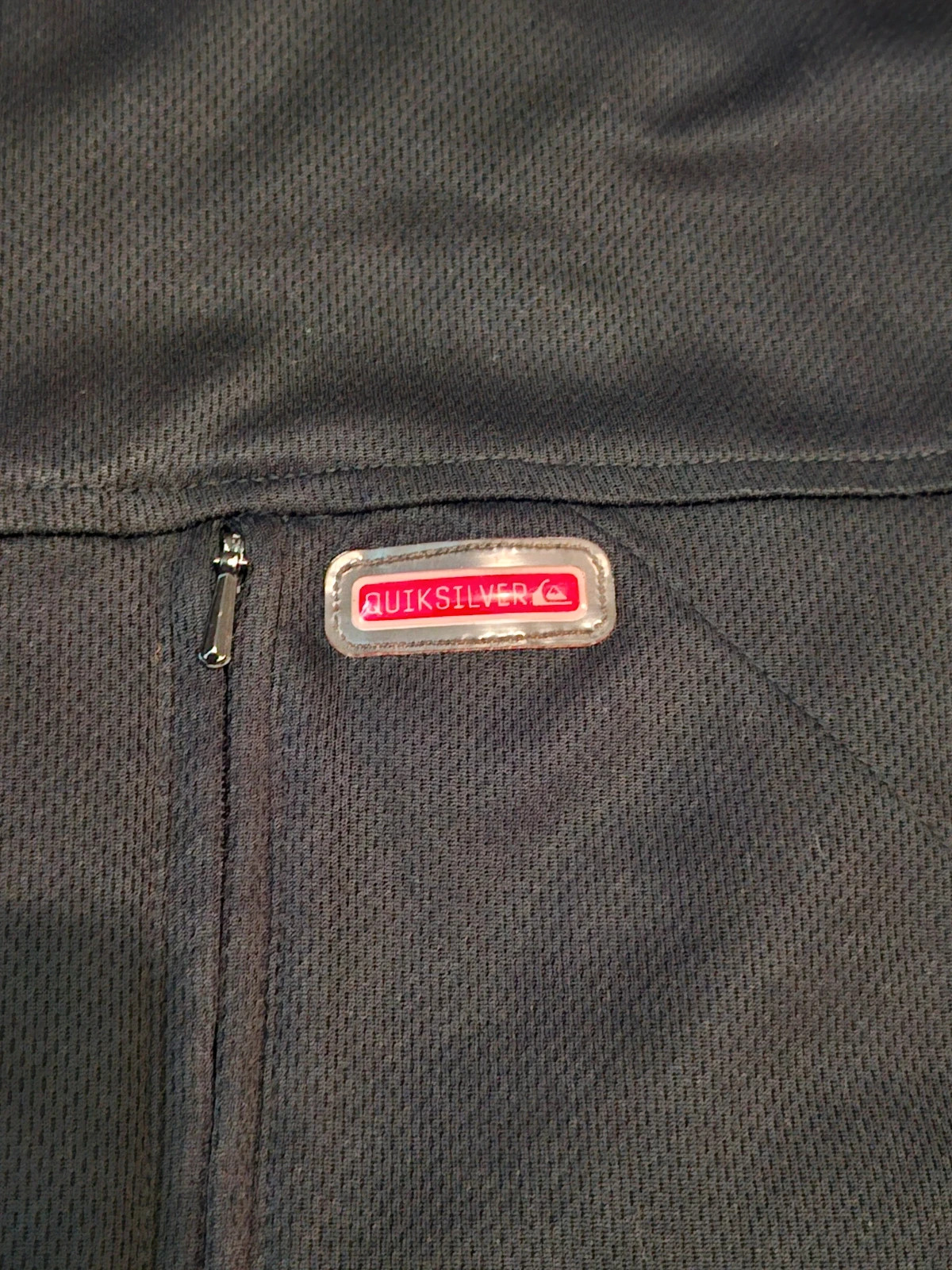 Chemise / Surchemise Manches Courtes Rétro Y2K "Quiksilver" Noire T.L – Quiksilver – taille L 4