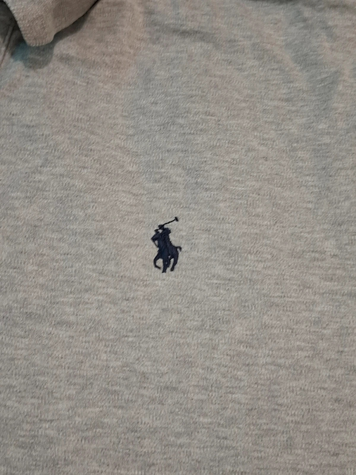 Polo Gris "Polo by Ralph Lauren" Brodé Noir T.L / L (Large) – Polo Ralph Lauren – taille L 2