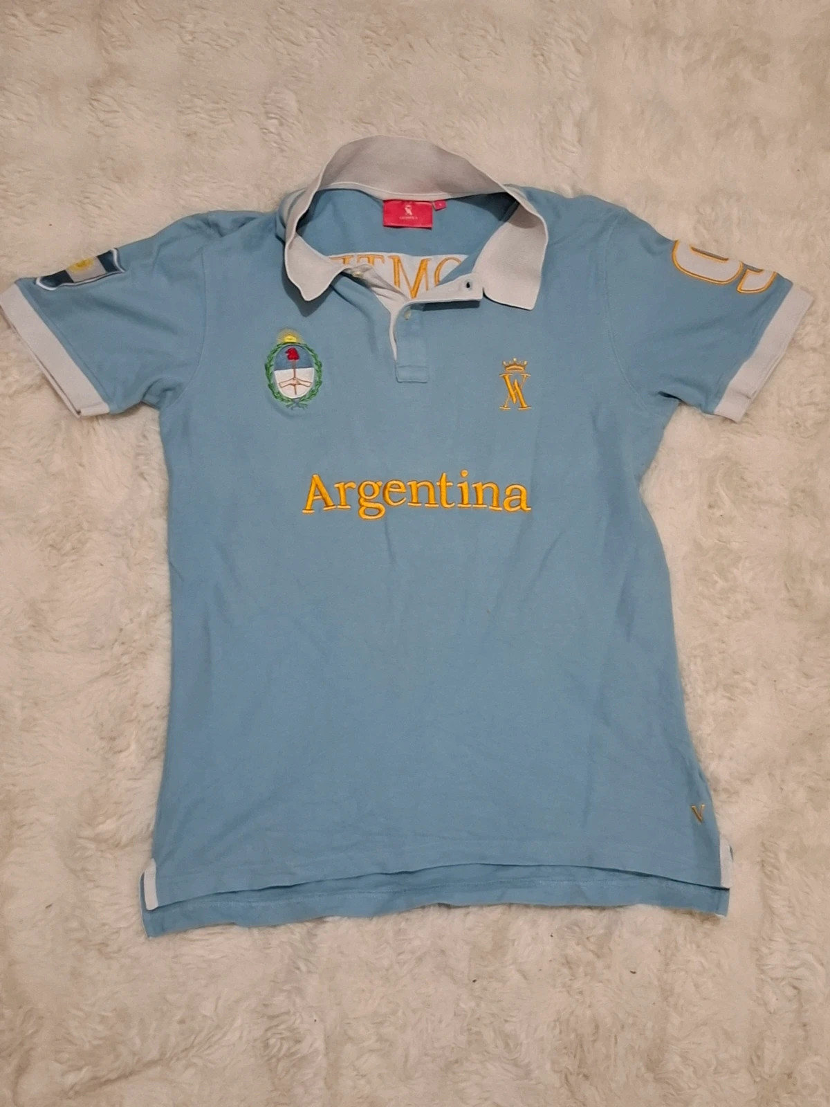 Polo / Maillot Édition Limitée "Vicomte A." Argentina Bleu Ciel T.S