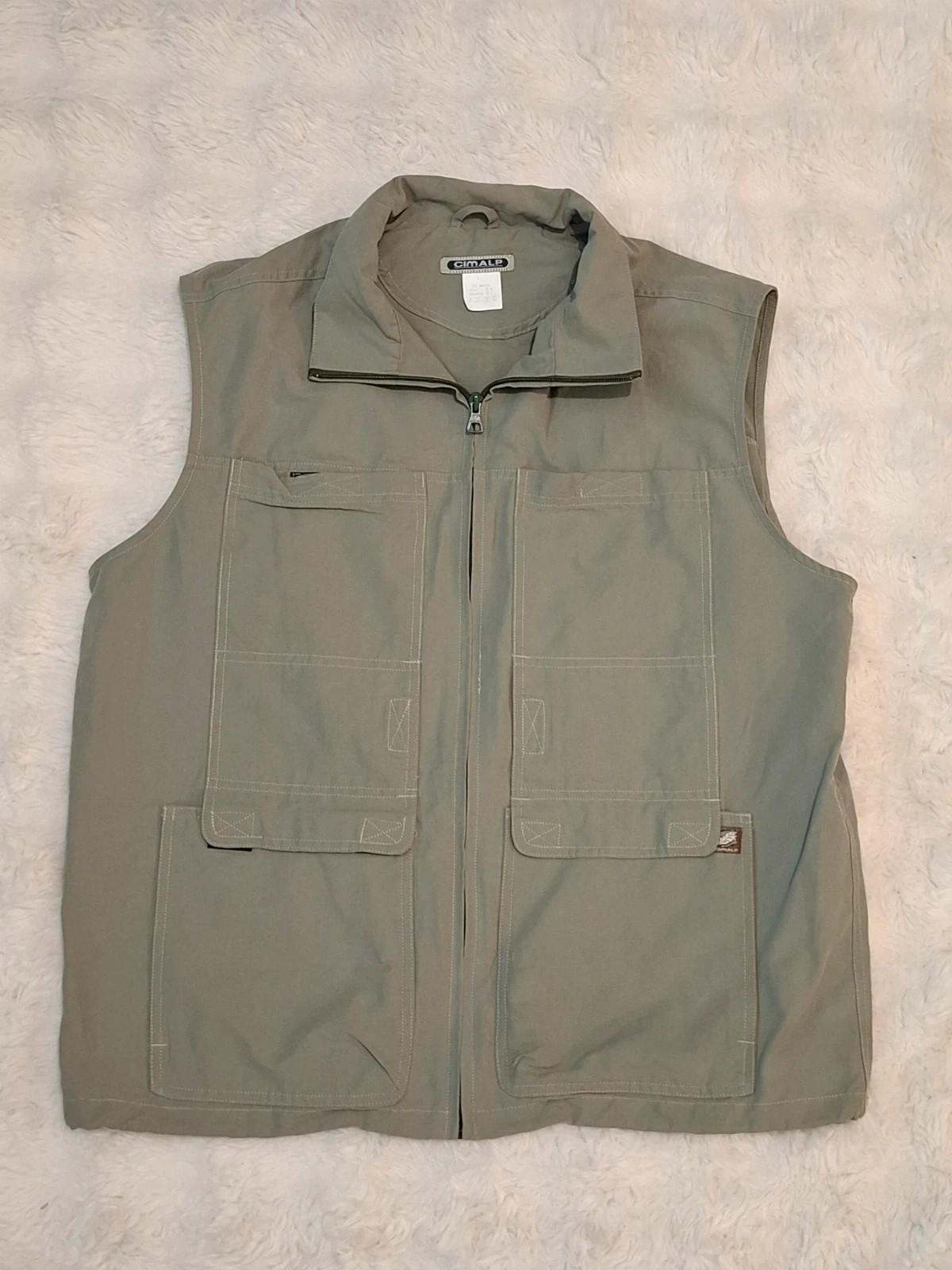Gilet / Veste Sans Manches Outdoor "Cimalp" Kaki / Beige T.L – Cimalp – taille L 2