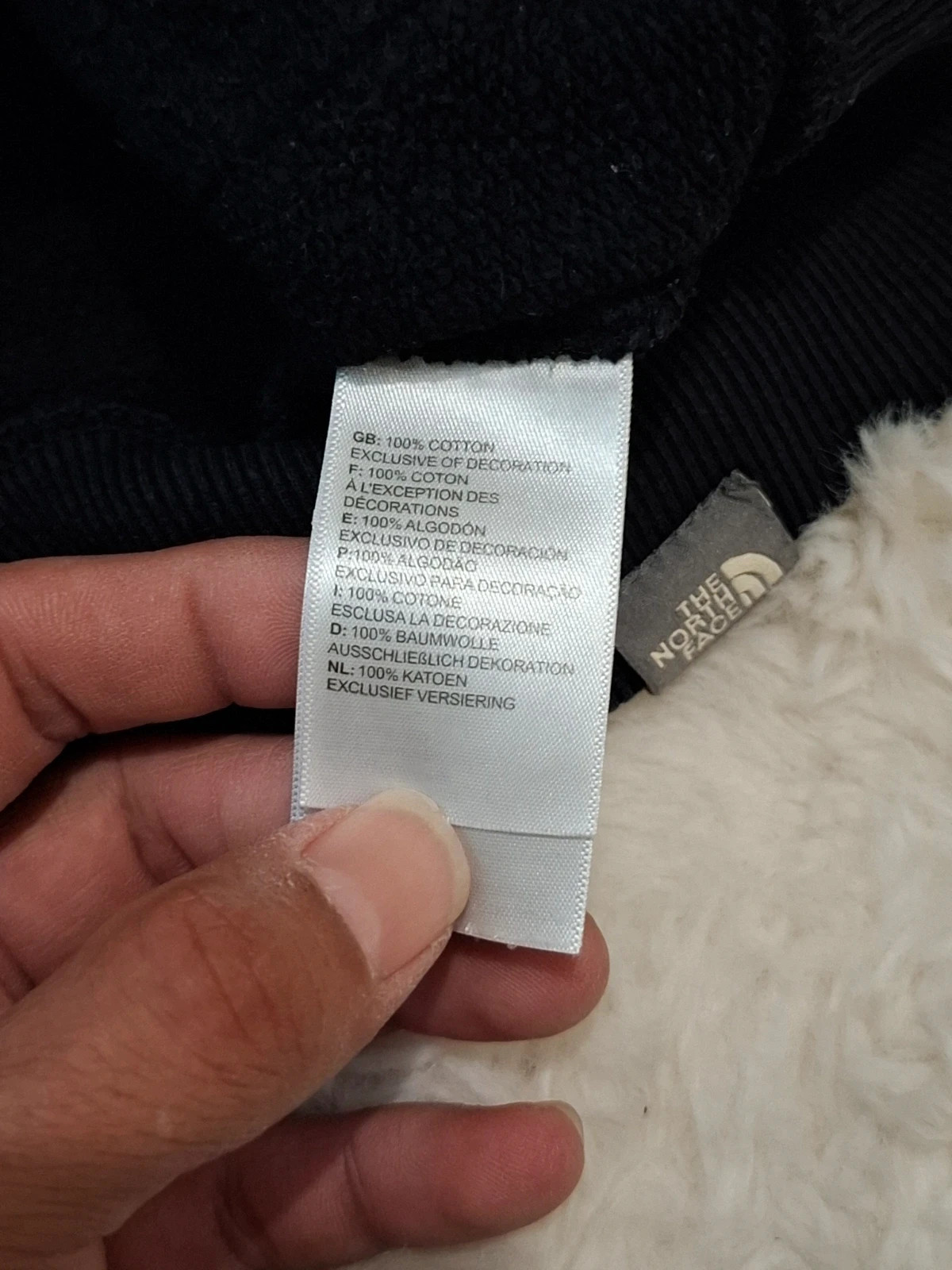 Sweat à Capuche / Hoodie Noir "The North Face" Imprimé Dos T.S / S – The North Face – taille S 5