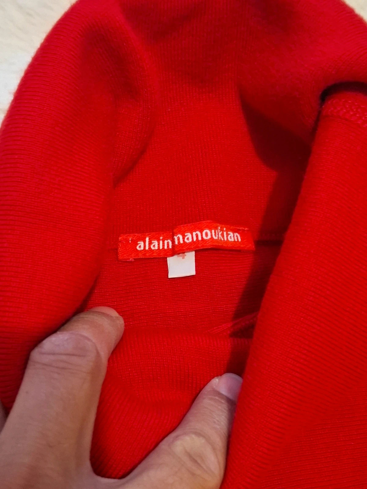 Pull / Roulé Rétro Vintage "Alain Manoukian" Rouge T.4 – Alain Manoukian – taille L / 40 / 12 2