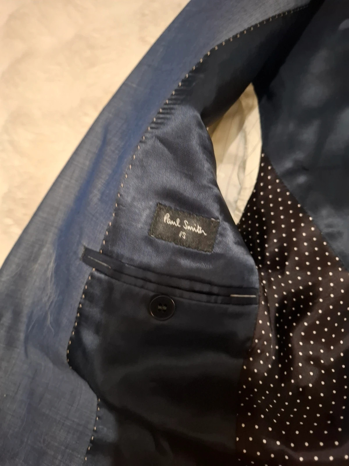 Veste / Blazer de Costume Élégant "Paul Smith" (PS) Bleu Chiné T.Gents – Paul Smith – taille 46 3