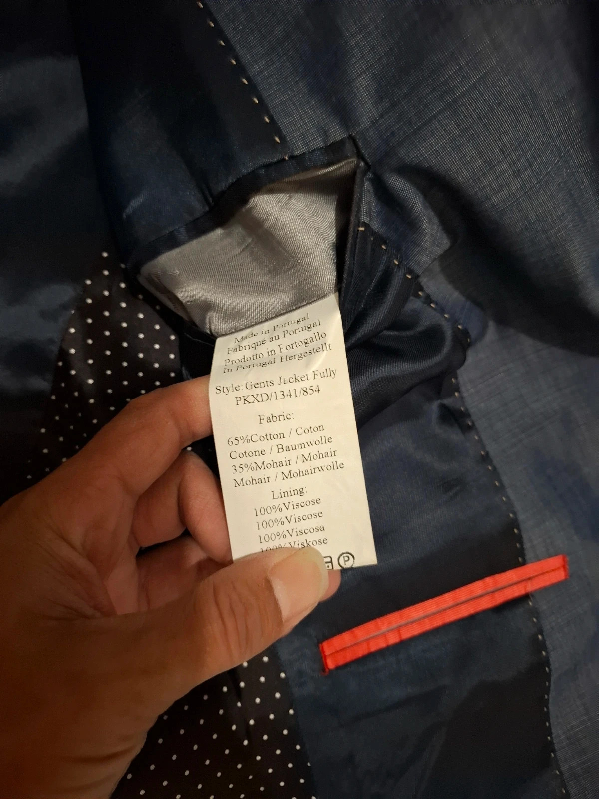 Veste / Blazer de Costume Élégant "Paul Smith" (PS) Bleu Chiné T.Gents – Paul Smith – taille 46 5
