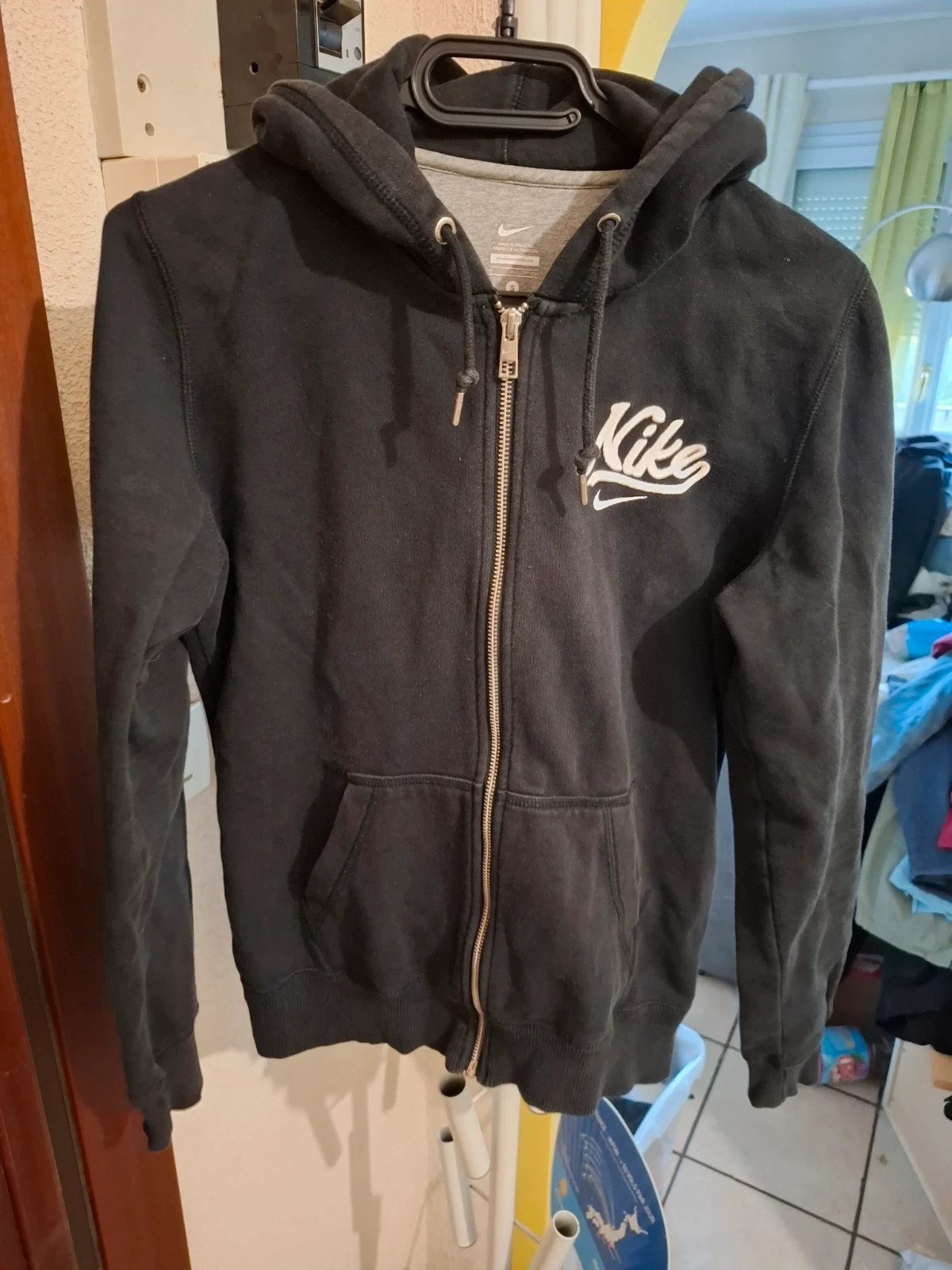 Gilet / Sweat à Capuche Zippé "Nike" Noir T.S