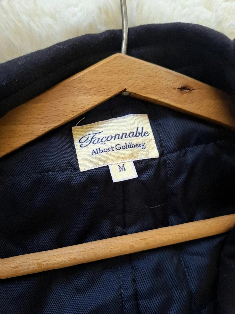 Pardessus Long / Manteau Façonnable Loro Piana Storm System T.L (50/52) – Façonnable – taille M 4