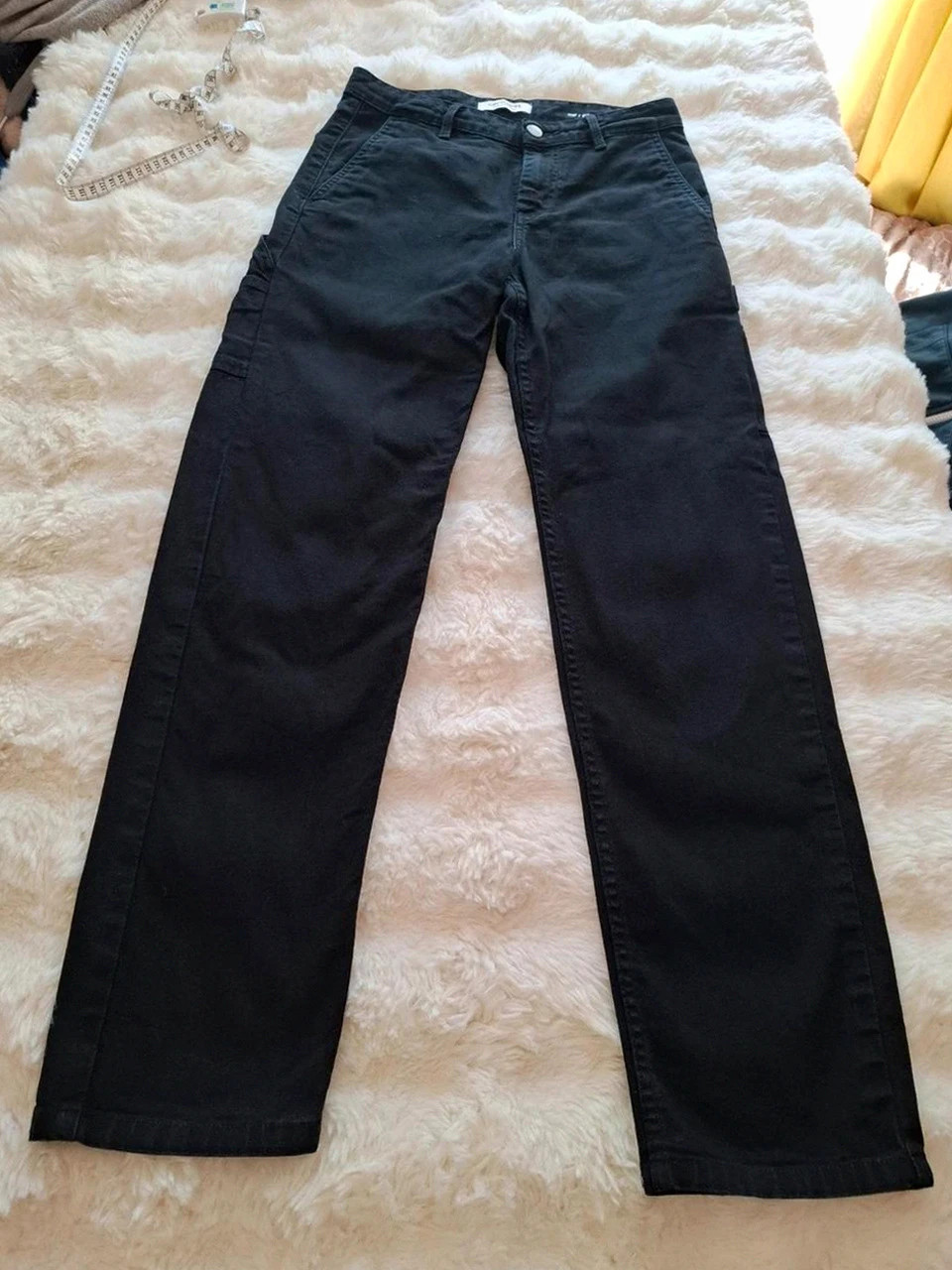 Pantalon Noir Carhartt Wip "W Pierce Pant" T.24 (XS / 34)