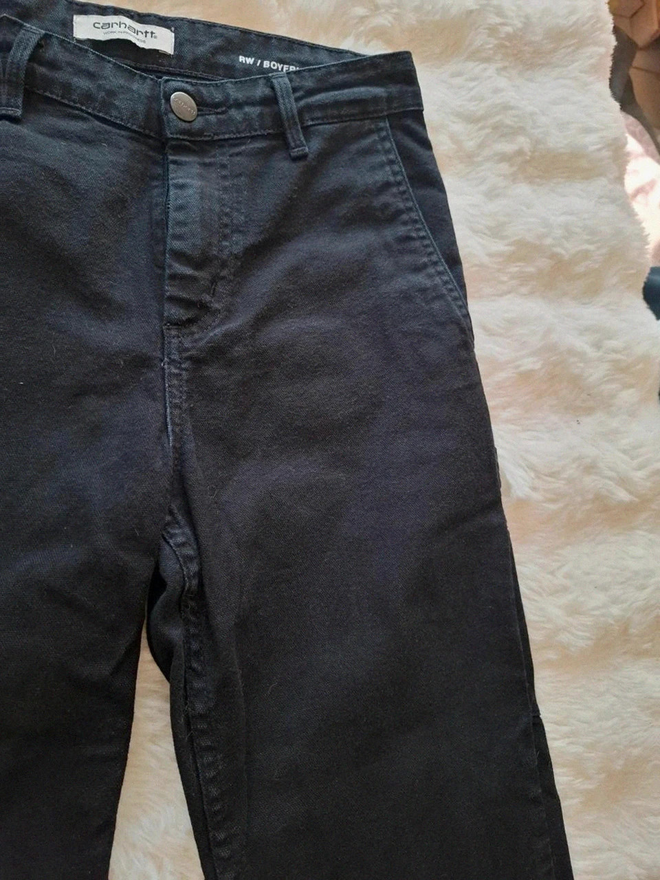 Pantalon Noir Carhartt Wip "W Pierce Pant" T.24 (XS / 34) – Carhartt – taille XS / 34 / 6 5