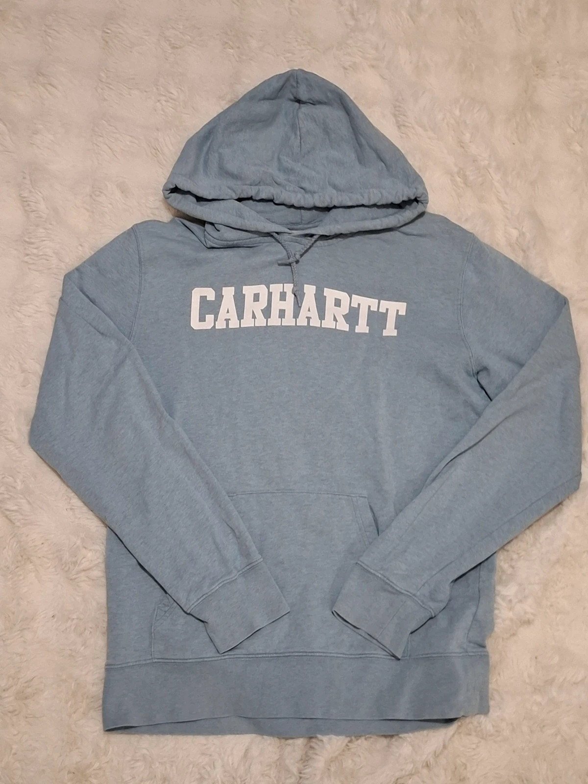 Sweat à Capuche Bleu Chiné "Carhartt WIP" T.M