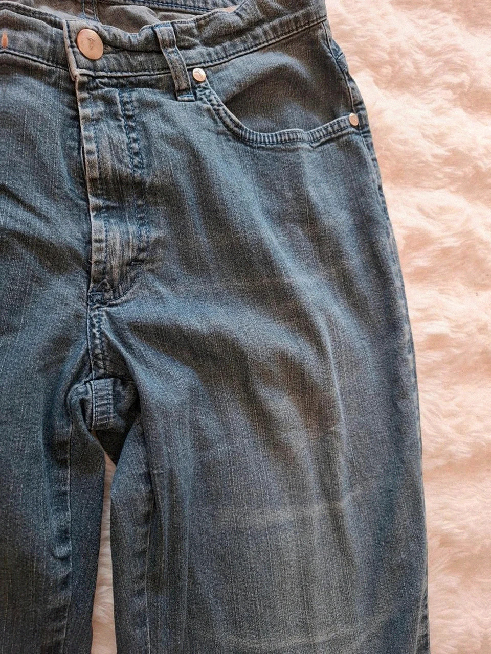Jean Bleu Délavé Trussardi Jeans Flare / Bootcut T.45 UK 29 (L / 40-42) – Trussardi Jeans – taille XL / 42 / 14 5