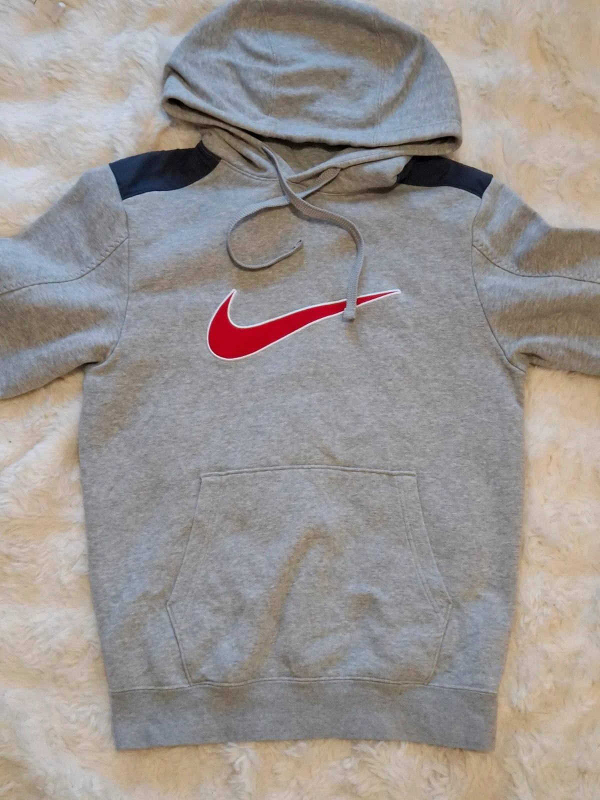 Sweat à Capuche Gris Chiné et Rouge "Nike" T.XS / S – Nike – taille XS 2