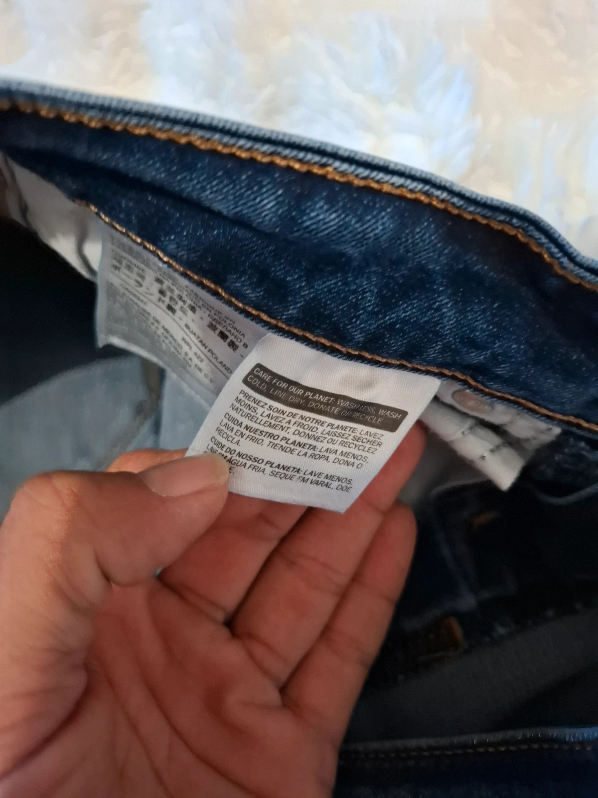 Jean Skinny "711 Skinny" Bleu Brut Levi's T. 27 / S – Levi's – taille S / 36 / 8 3