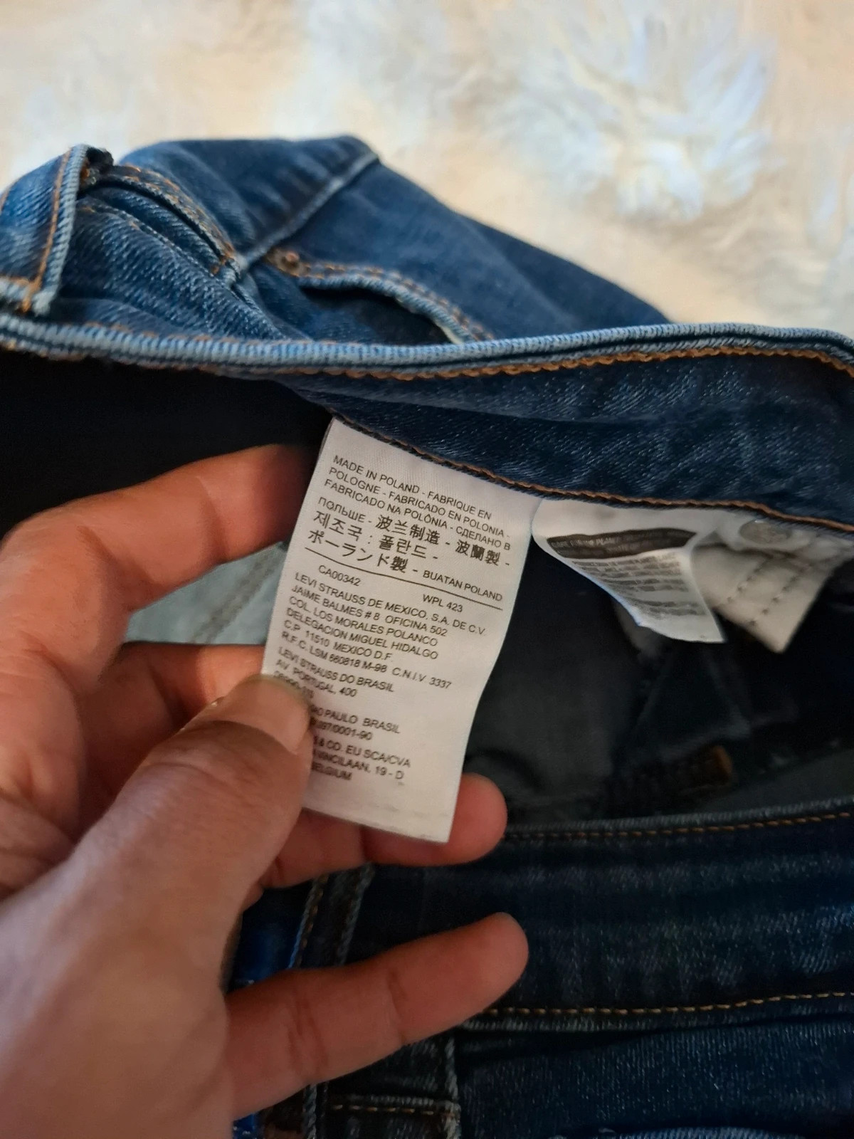 Jean Skinny "711 Skinny" Bleu Brut Levi's T. 27 / S – Levi's – taille S / 36 / 8 4
