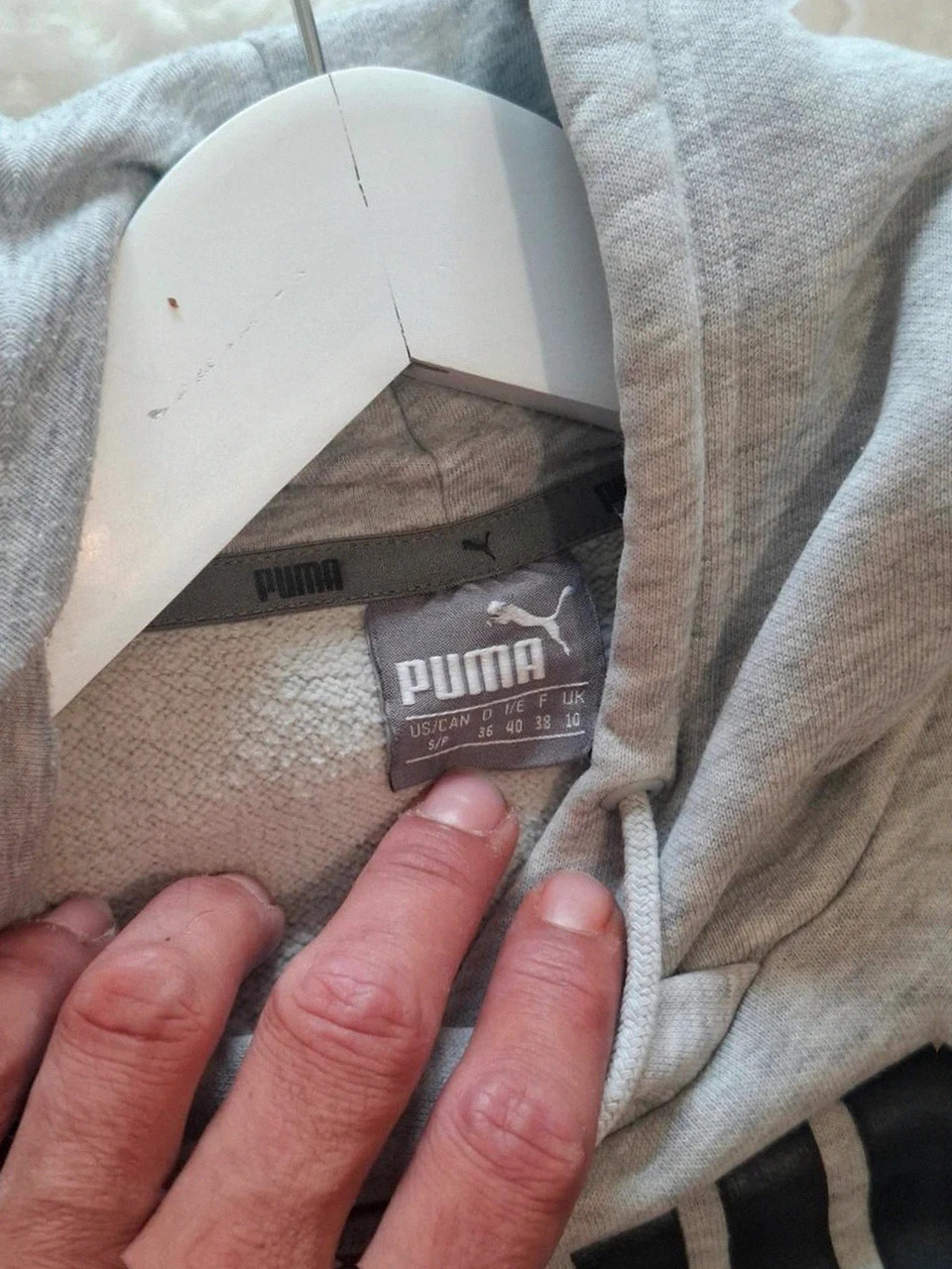 Puma Sweat à Capuche Gris Chiné T.S (36) – Puma – taille S / 36 / 8 3