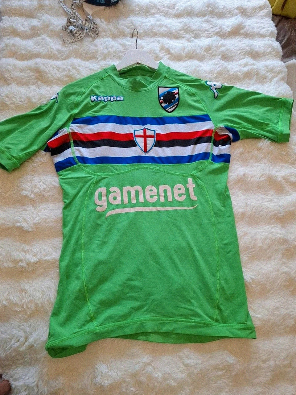 Maillot Vintage Third UC Sampdoria 2011-2012 Kappa - Vert - Collector Serie A - Taille M – Kappa – taille M 2