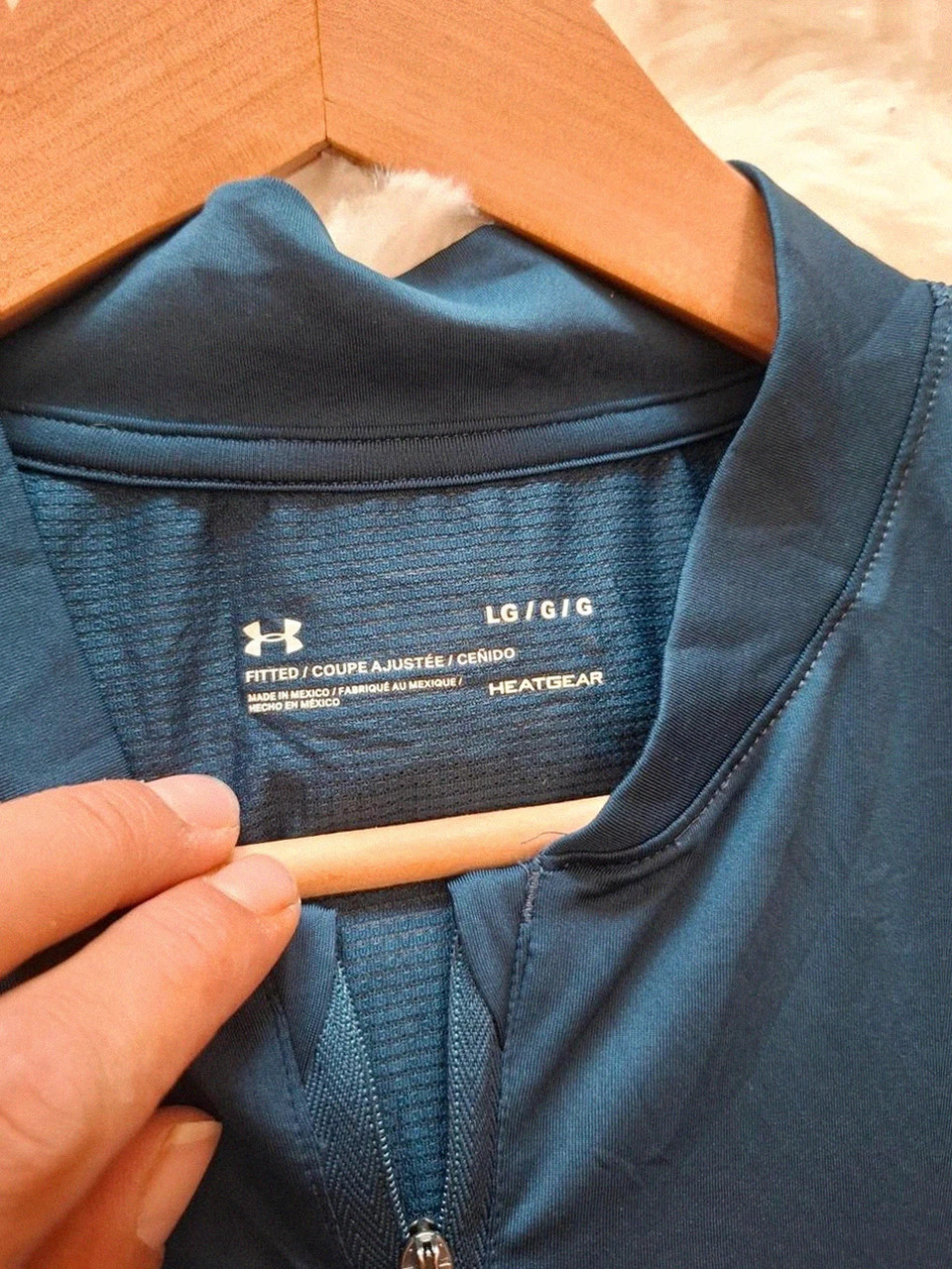 Haut Manches Longues de Training Under Armour HeatGear - Bleu Marine - Taille L – Under Armour – taille L 3