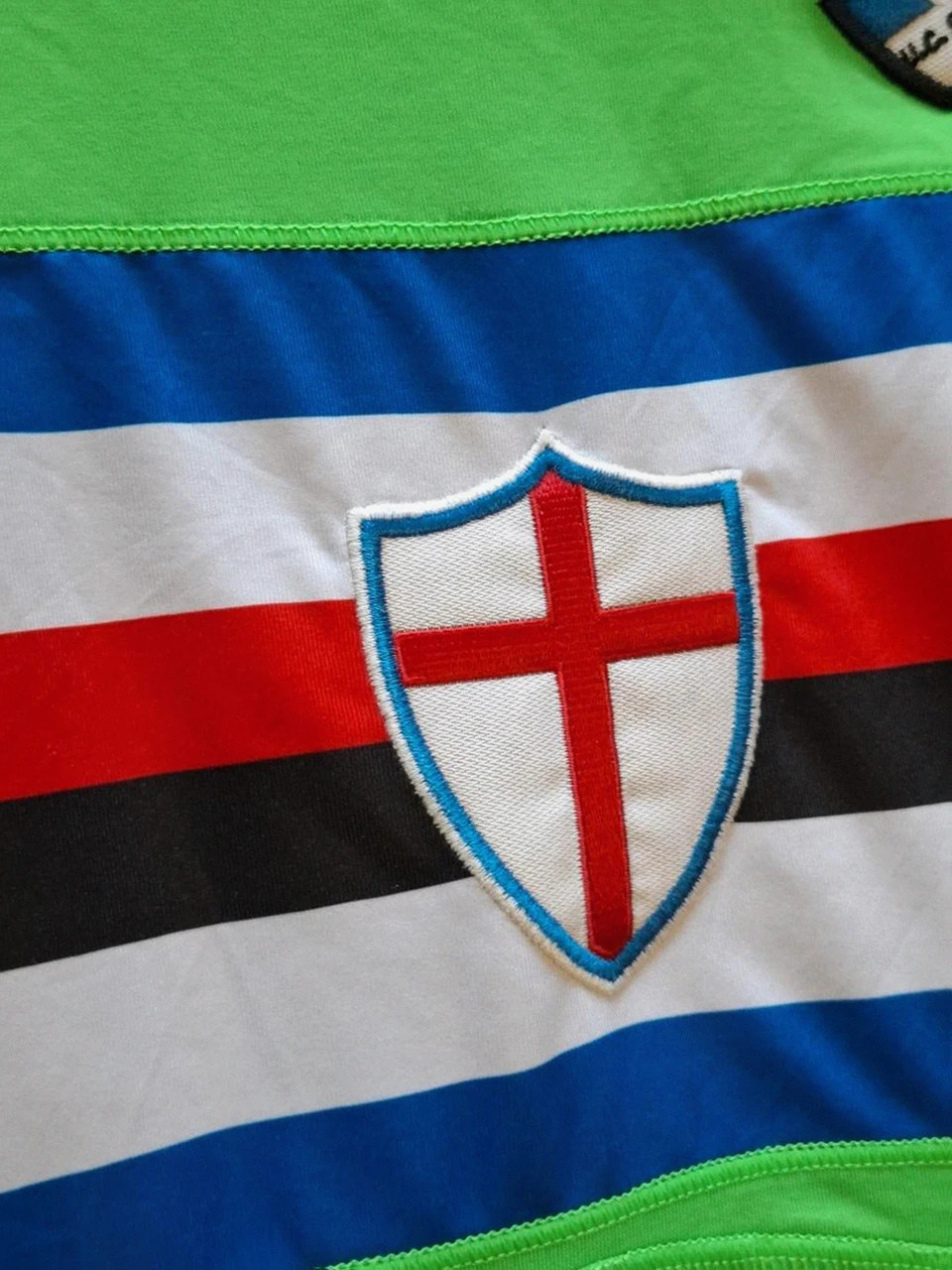 Maillot Vintage Third UC Sampdoria 2011-2012 Kappa - Vert - Collector Serie A - Taille M – Kappa – taille M 5