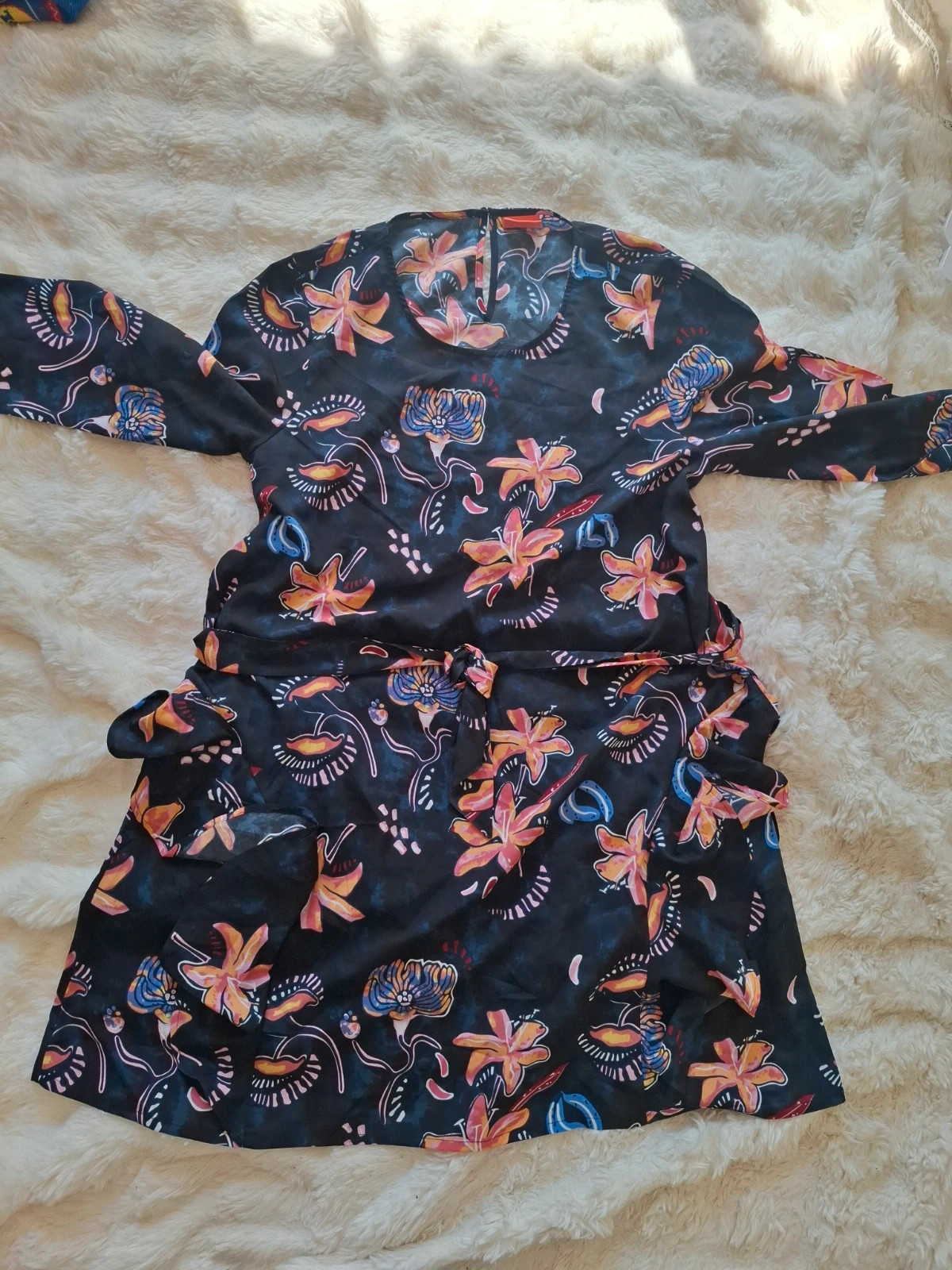 Robe Courte / Tuniques Noire Imprimé Floral Oxbow T.L / M-L – Oxbow – taille L / 40 / 12 2
