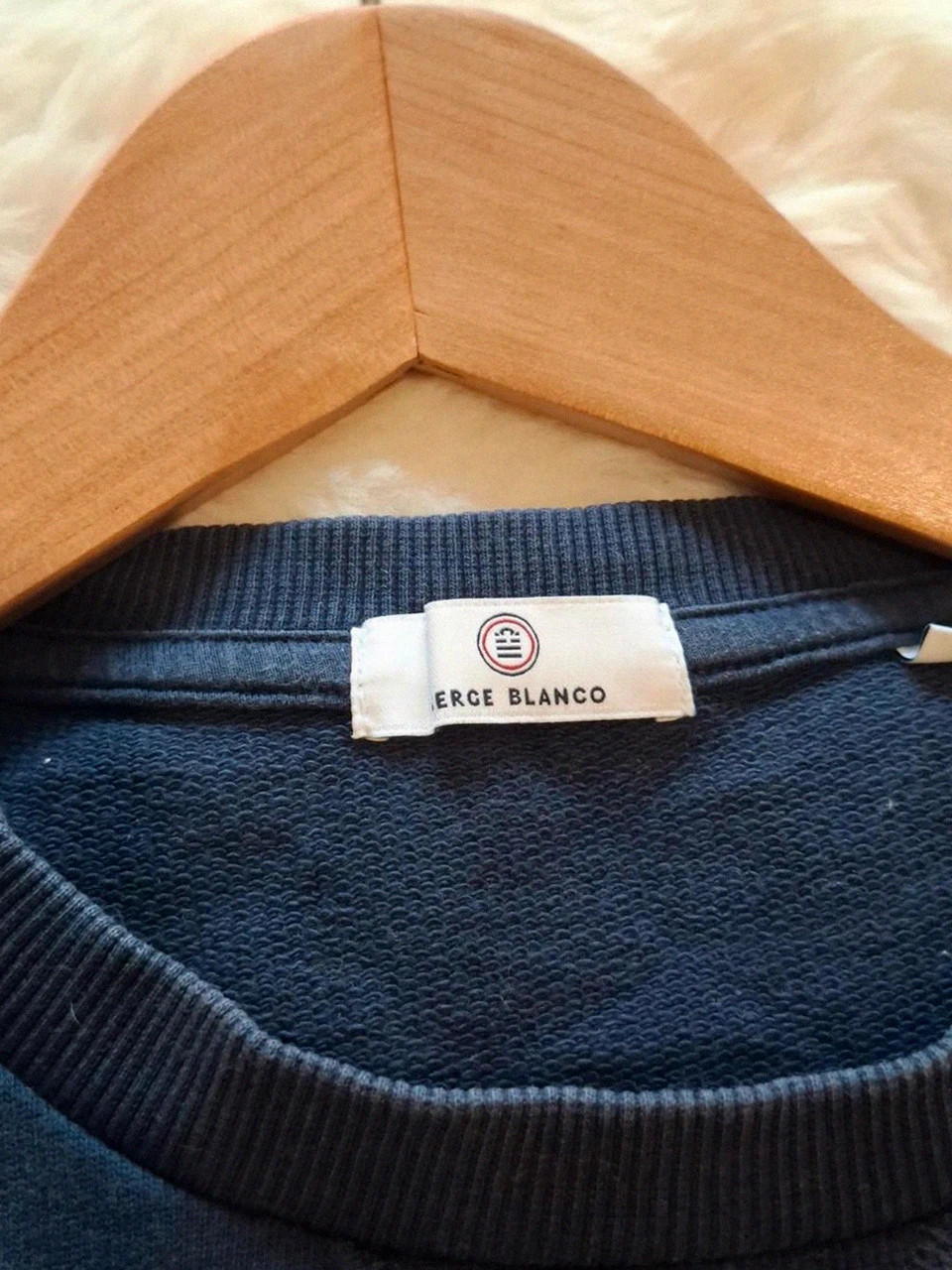 Pull / Sweat Serge Blanco Bleu Marine T.S (36) – Serge Blanco – taille S 4