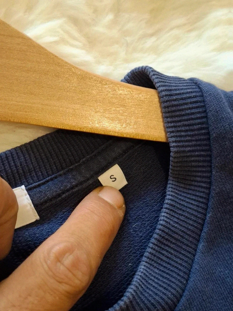 Pull / Sweat Serge Blanco Bleu Marine T.S (36) – Serge Blanco – taille S 5
