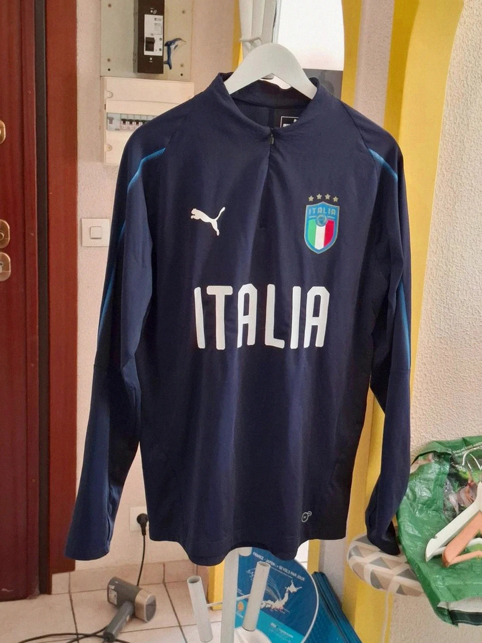 Haut Puma d'Entraînement Italie - Bleu Marine - Taille M (Saison 2019/2020) – Puma – taille M 2