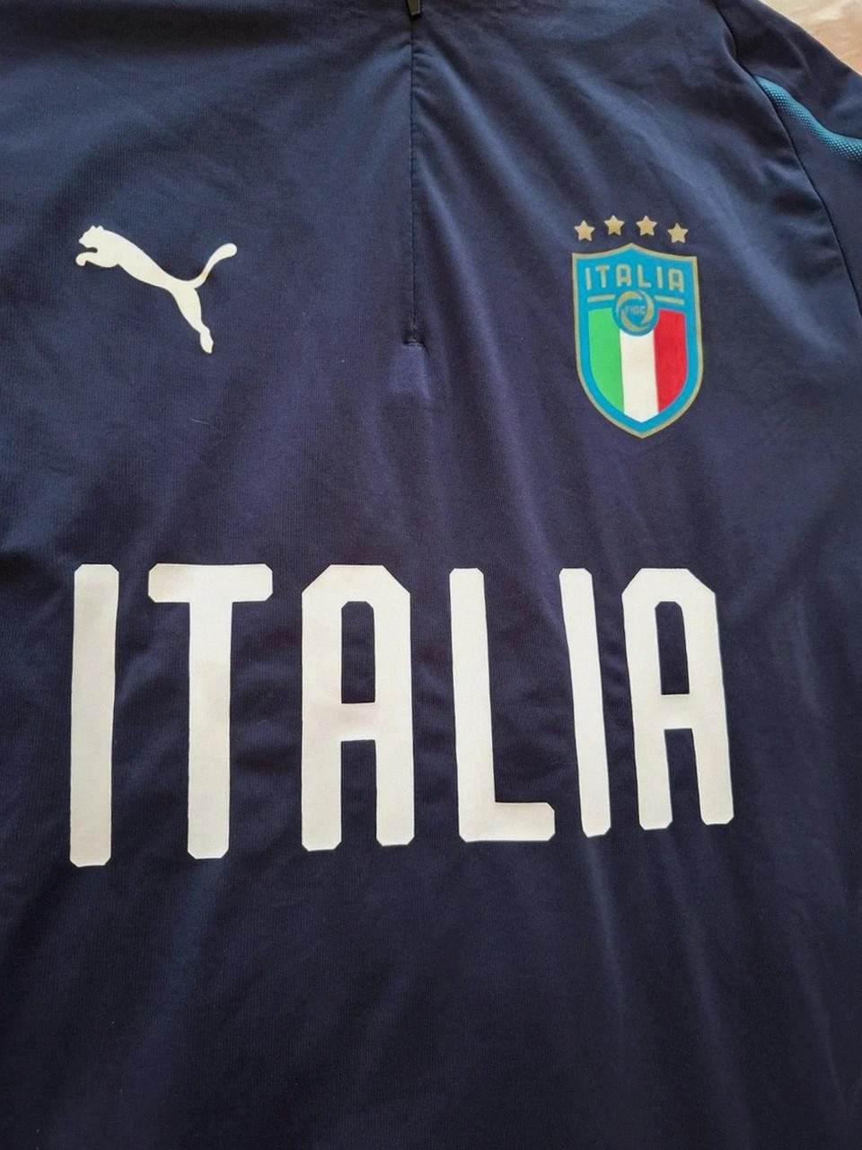 Haut Puma d'Entraînement Italie - Bleu Marine - Taille M (Saison 2019/2020) – Puma – taille M 3