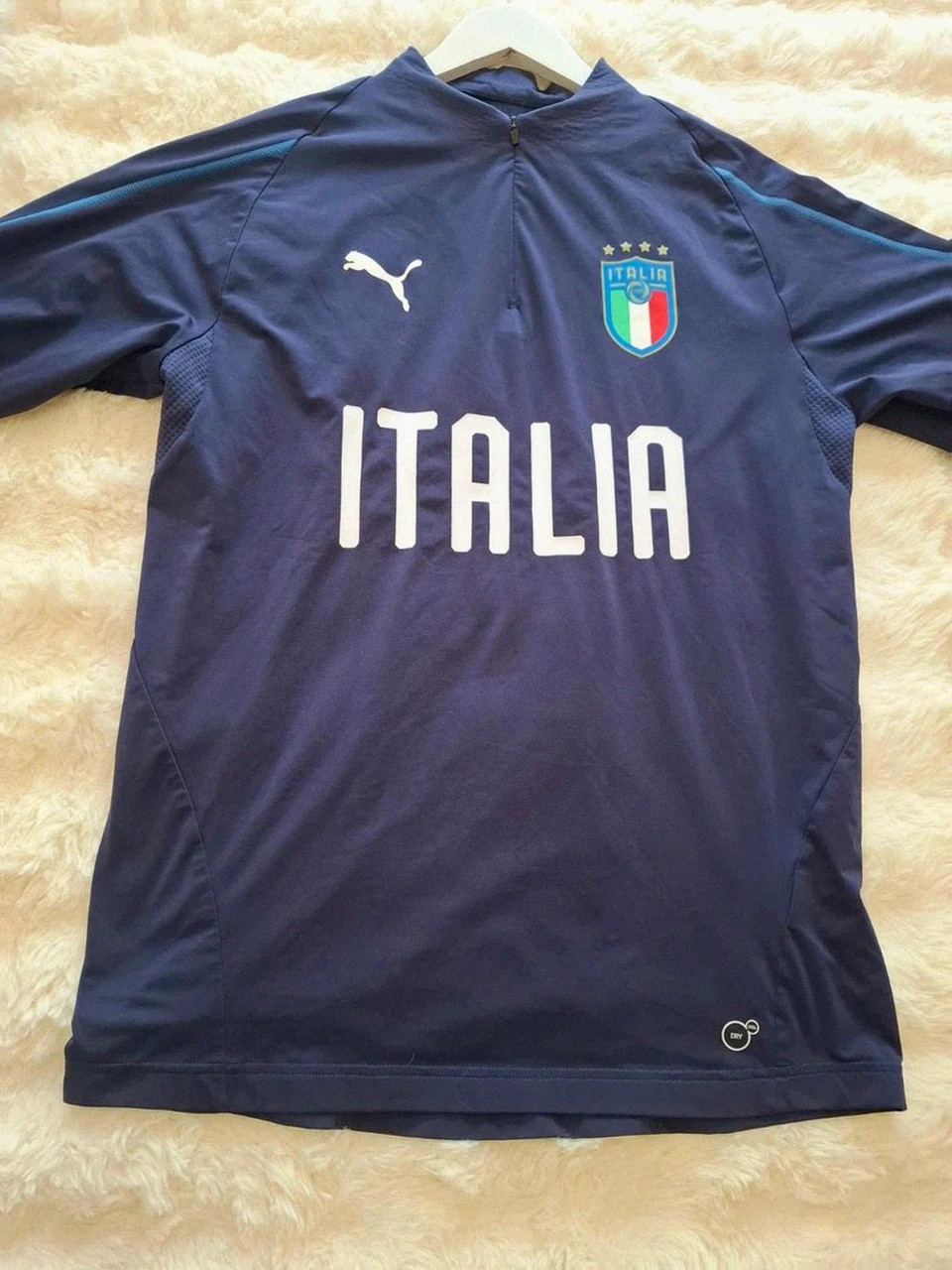 Haut Puma d'Entraînement Italie - Bleu Marine - Taille M (Saison 2019/2020)