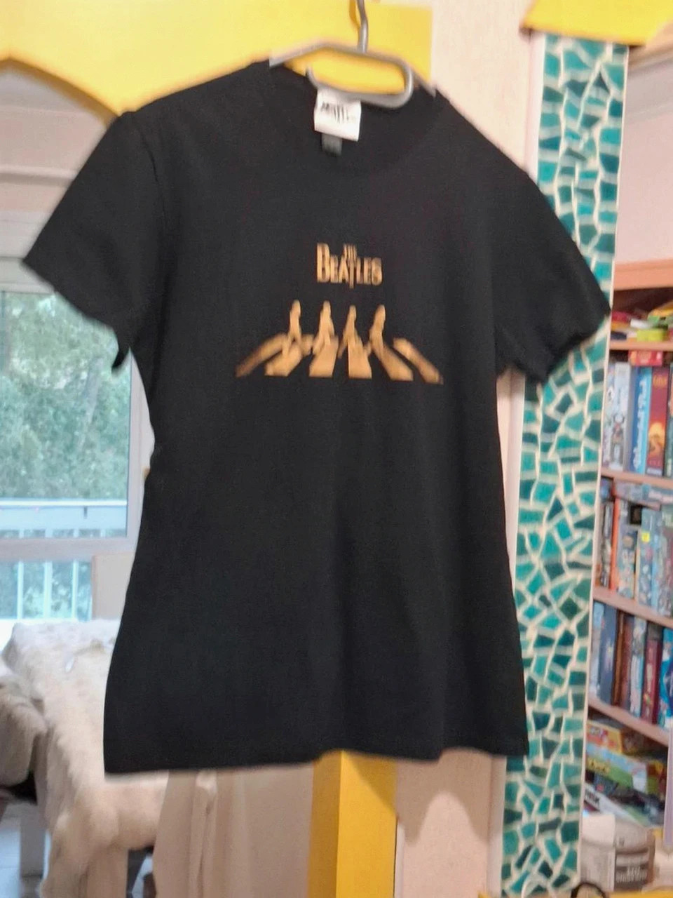 T-shirt The Beatles Noir "Abbey Road" - Taille XL (Petit XL / Coupe ajustée) – The Beatles – taille XL 2