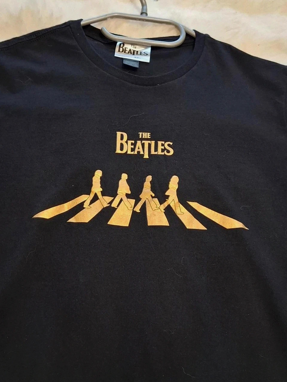 T-shirt The Beatles Noir "Abbey Road" - Taille XL (Petit XL / Coupe ajustée) – The Beatles – taille XL 3