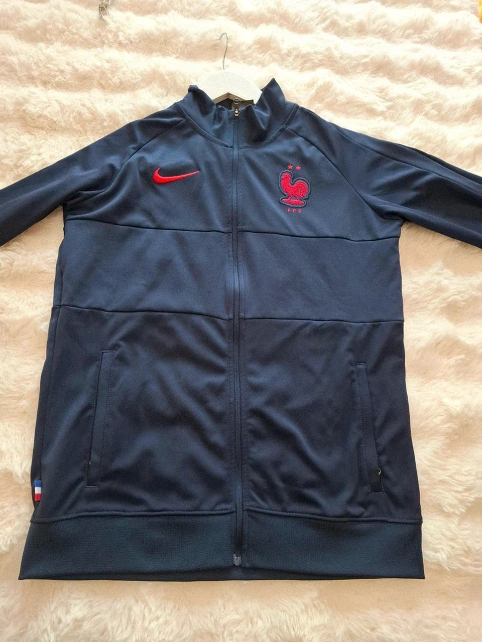 Veste Nike d'Entraînement FFF (Saison 20/21) - Rouge / Bleu Marine - Taille S Adulte – Nike – taille S 2