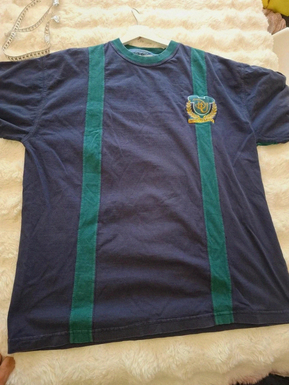 T-shirt Disney University Vintage / Disney Fashions - Vert et Bleu Marine - Taille XXL – Disneyland Paris – taille XXL 2