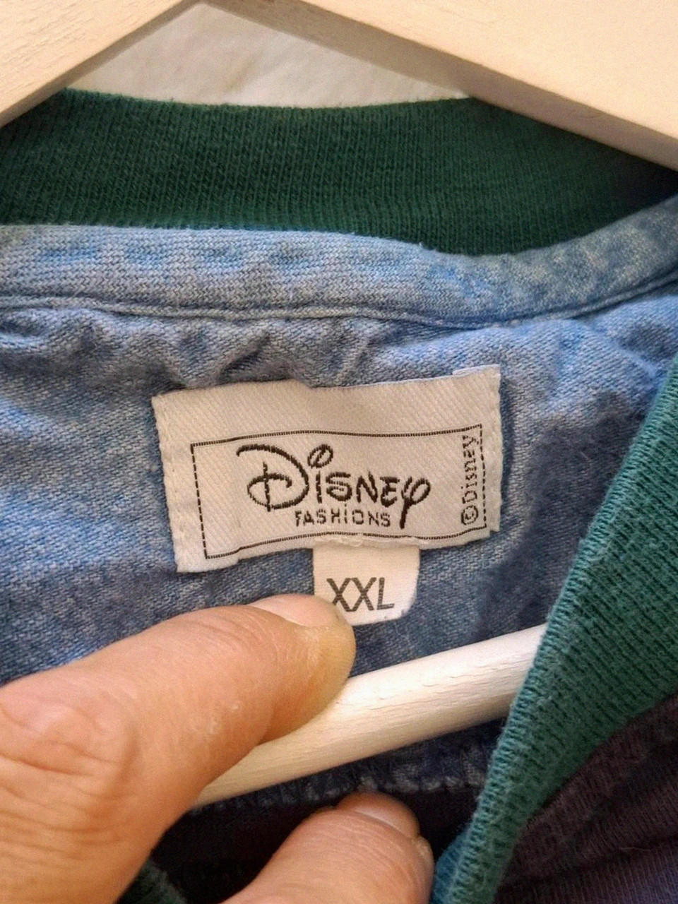 T-shirt Disney University Vintage / Disney Fashions - Vert et Bleu Marine - Taille XXL – Disneyland Paris – taille XXL 4