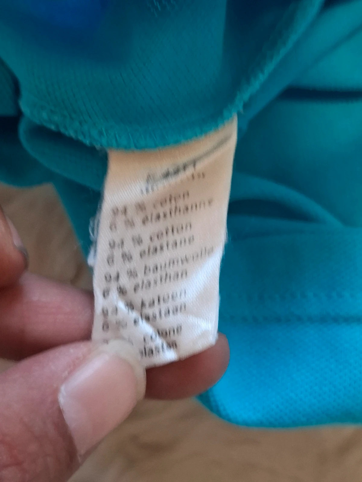 Polo Rétro Vintage Bleu Turquoise / Cyan Lacoste T.38 / S – Lacoste – taille M / 38 / 10 4