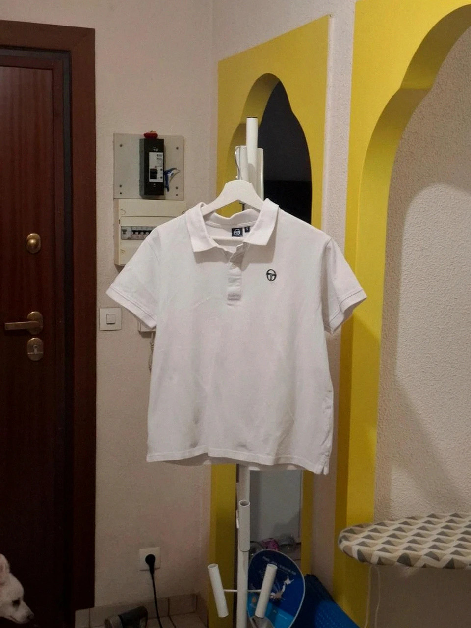 Sergio Tacchini Polo Blanc - Vintage Broderie - Taille S – Sergio Tacchini – taille S 2