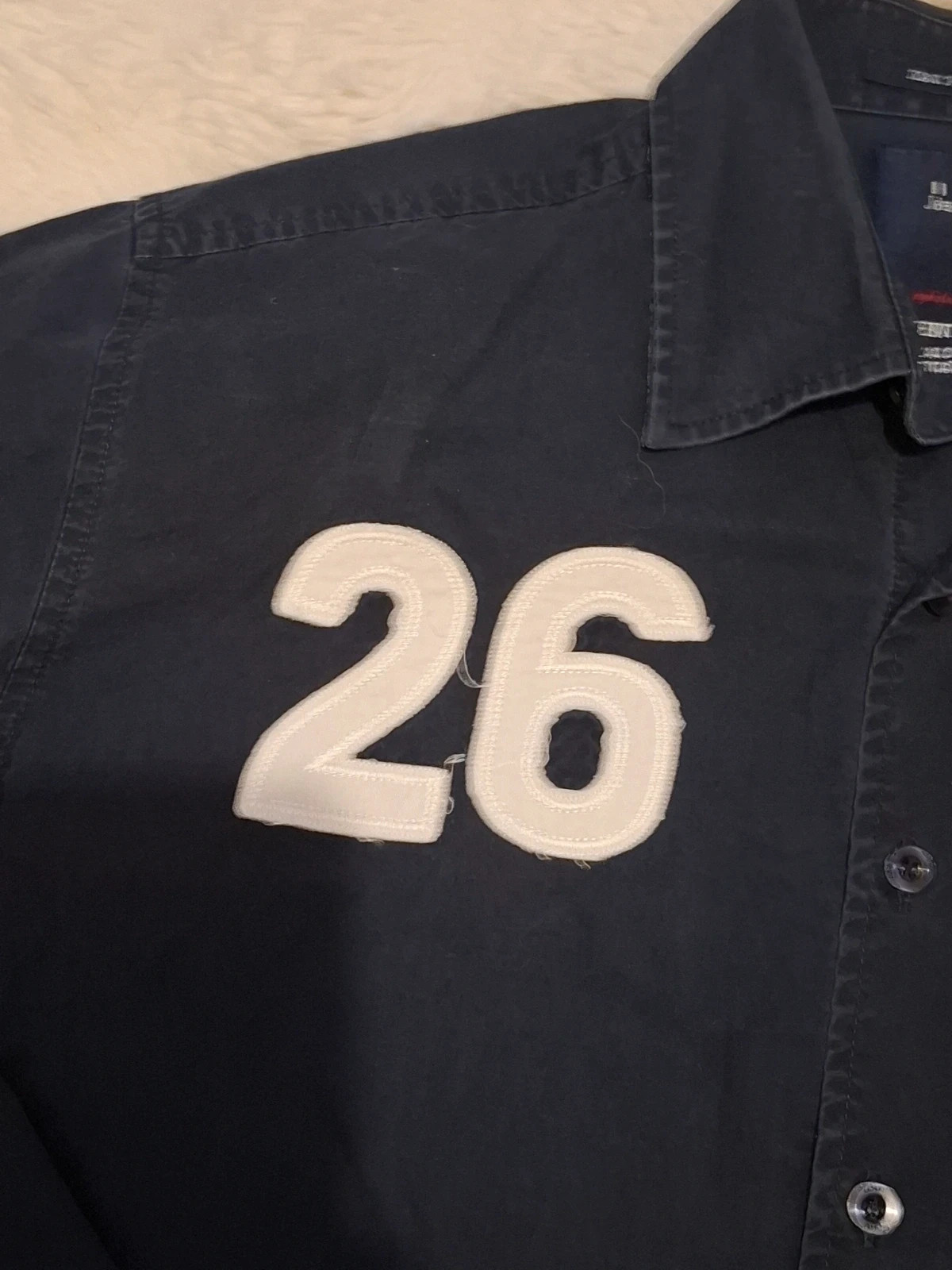 Chemise Manches Longues Bleu Marine "Izac Americano" T.M / S-M – IZAC – taille M 3
