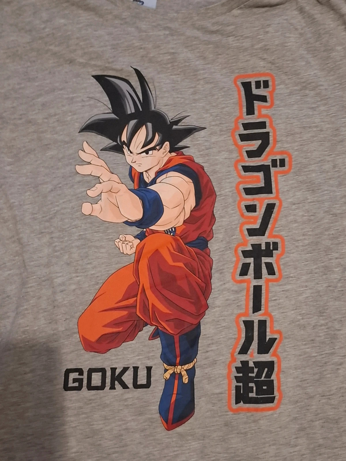 T-shirt Gris Chiné "Dragon Ball Super" Goku T.M / S-M – Dragon Ball – taille M 2