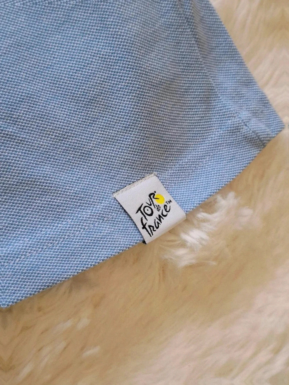 Polo Bleu Clair x Jules - Tour de France - Broderie Cycliste - Taille L – Jules – taille L 4